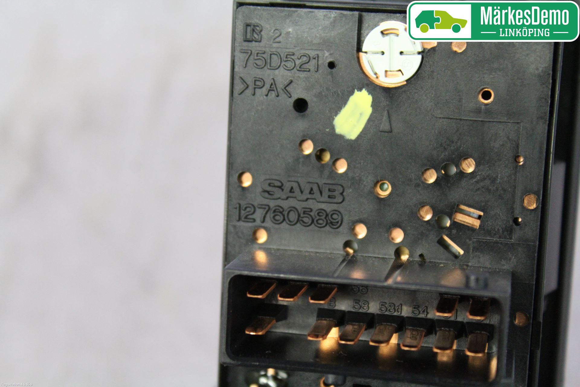 Saab 9-5     06-10 Strömställare Ljus