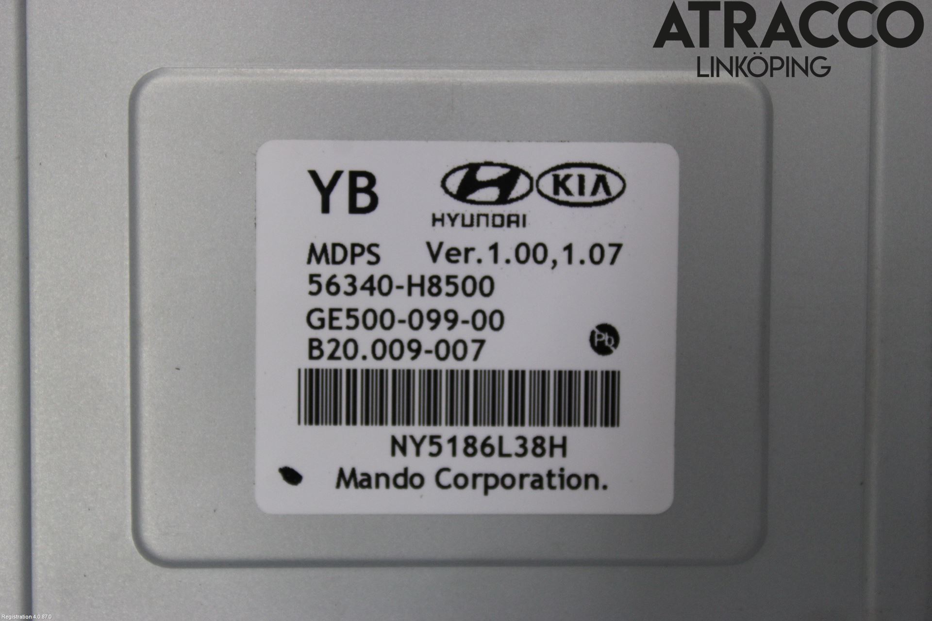 Kia STONIC 18->> Rattaxelagg Med Inb Servo