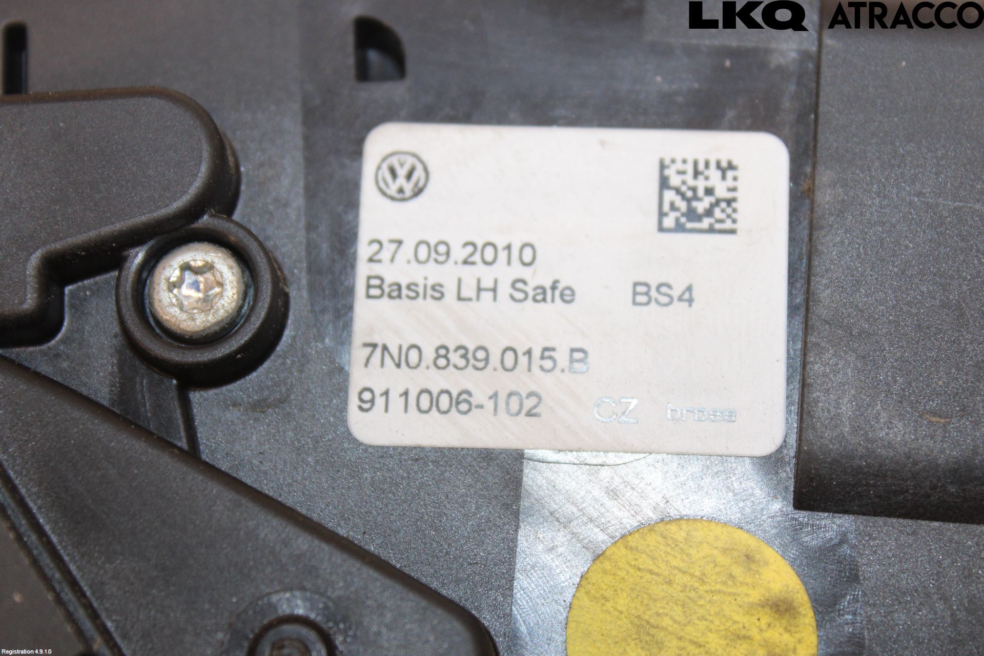Volkswagen VW SHARAN 11- Låskista-Dörrlås
