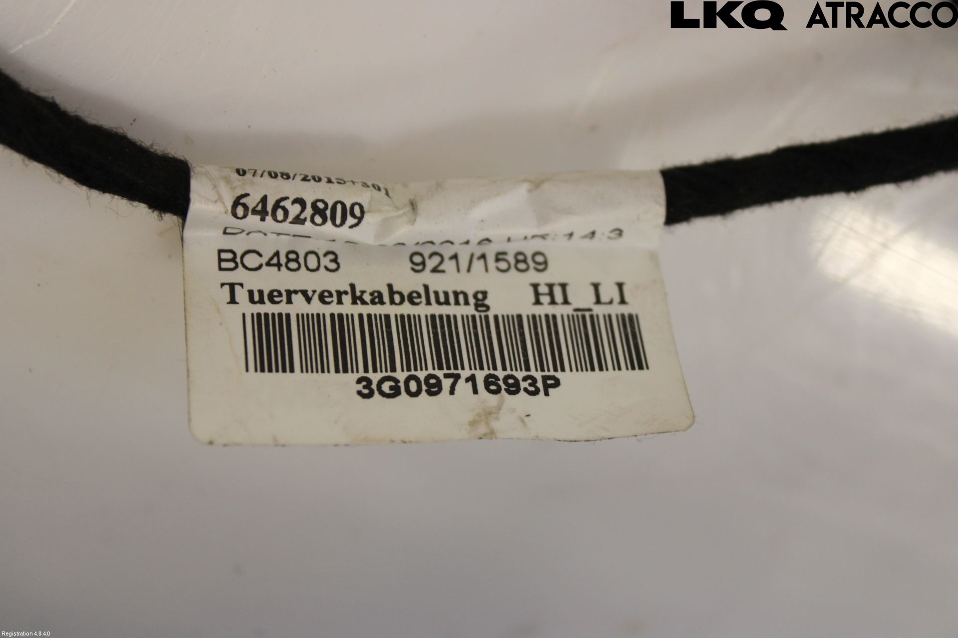 Volkswagen VW PASSAT 15-19 Kabelhärva