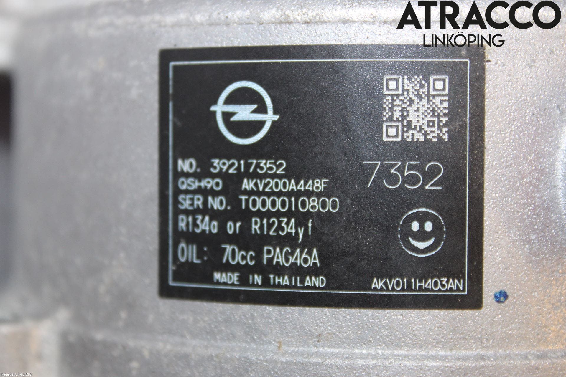 Opel ASTRA K 16-22 Ac Kompressor