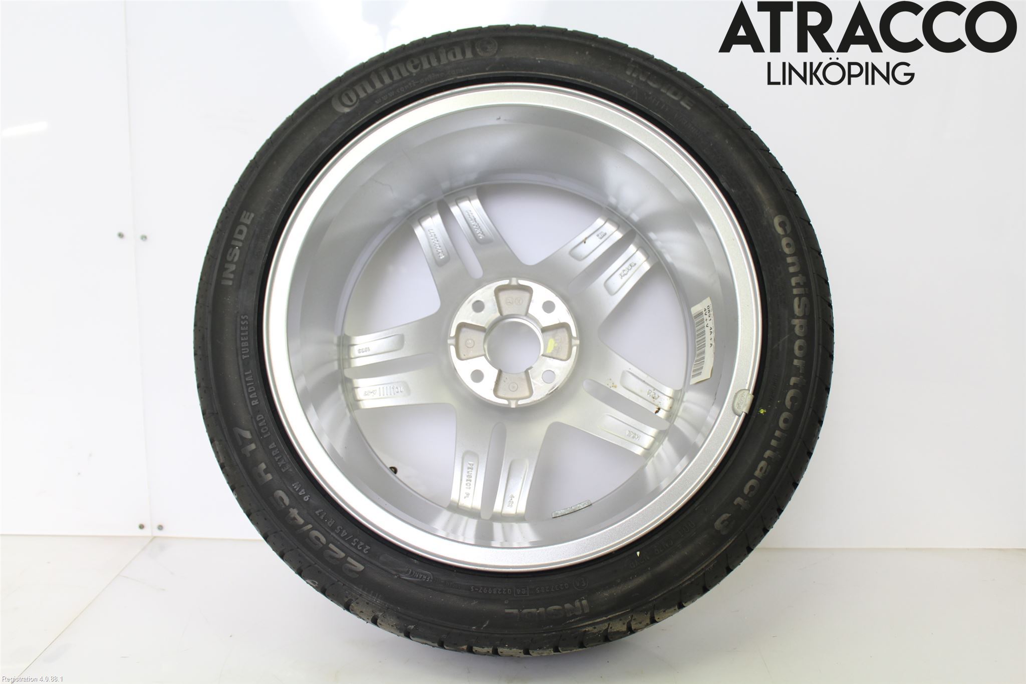 Peugeot 308 08-13 Sommardäck Med Fälg