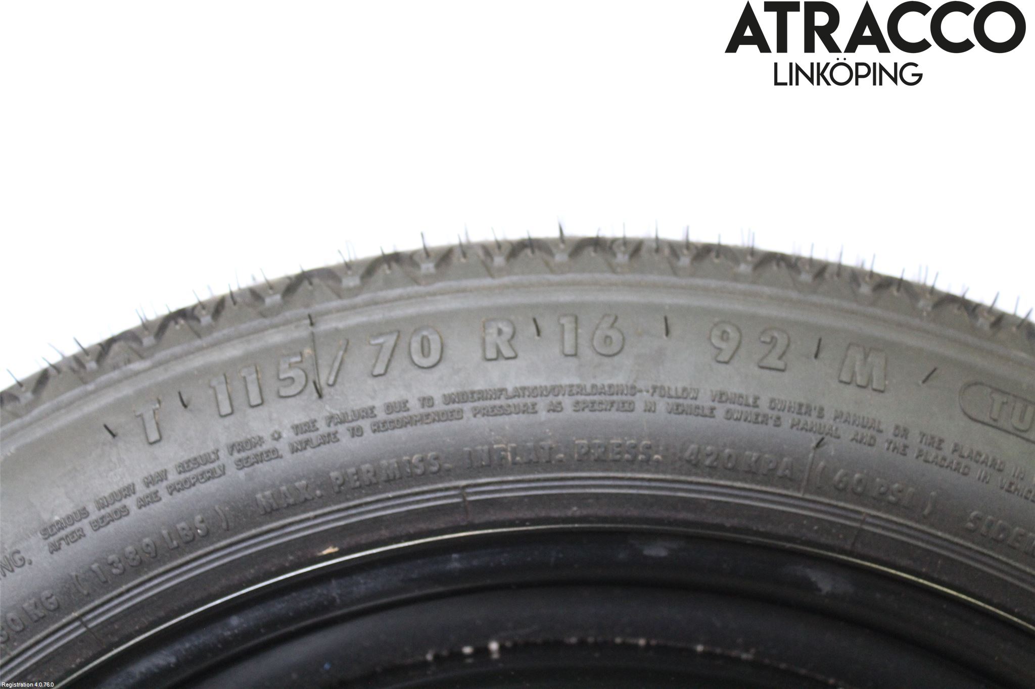 Saab 9-5     06-10 Hjul Reservhjul Minityp