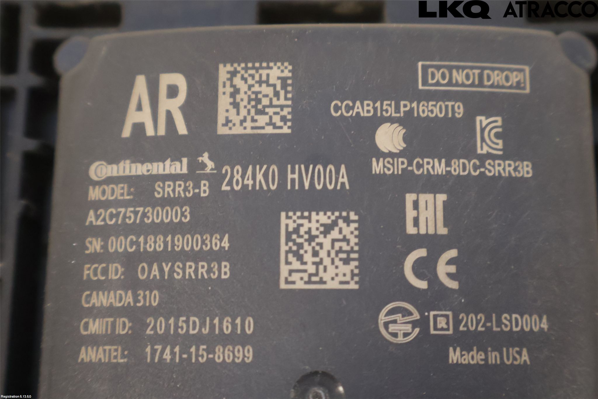 Nissan QASHQAI 17-21 Sensor Aktivt Kollisionsskydd