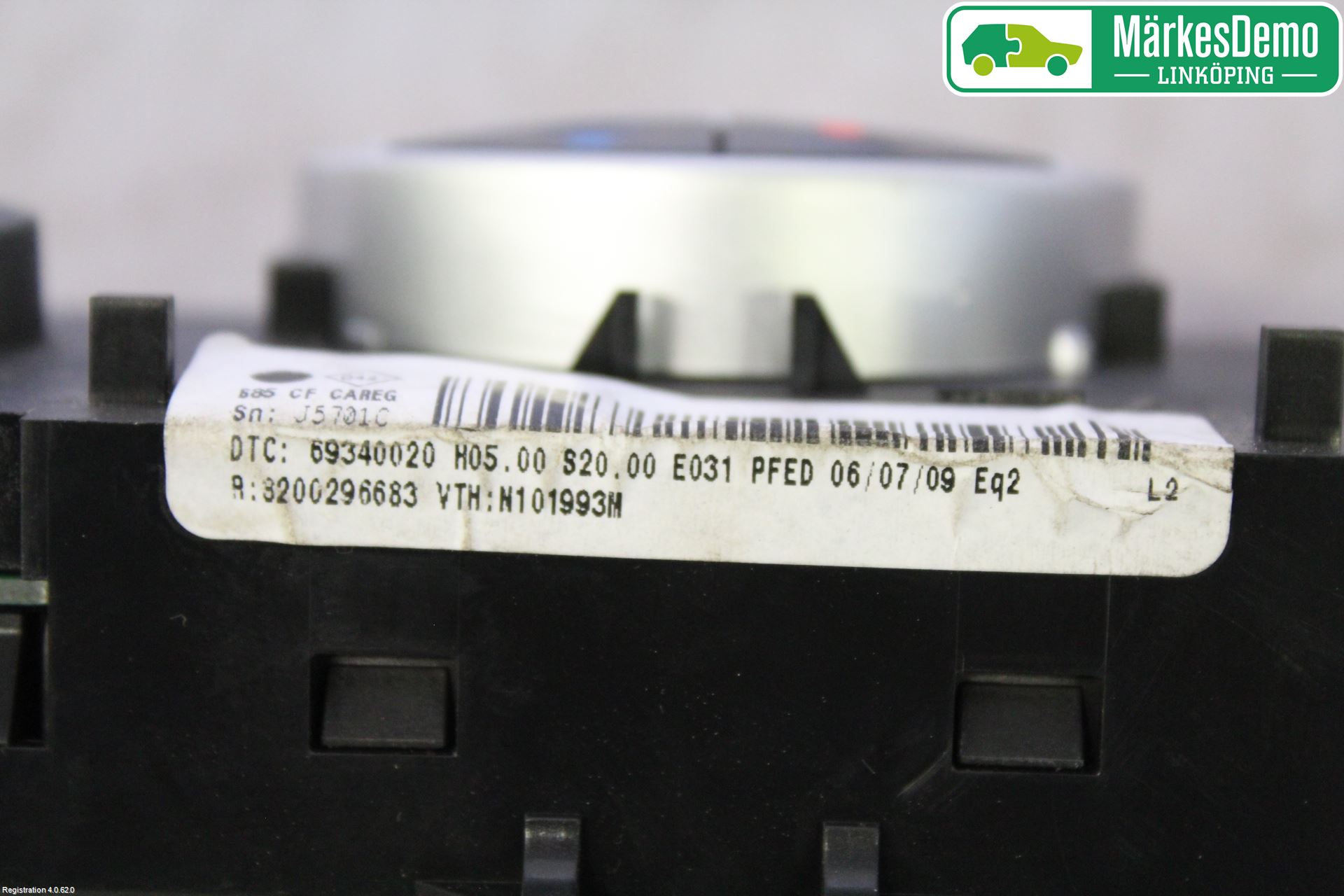 Renault CLIO III  09-12 Ac Styrenhet Ac Manöveren