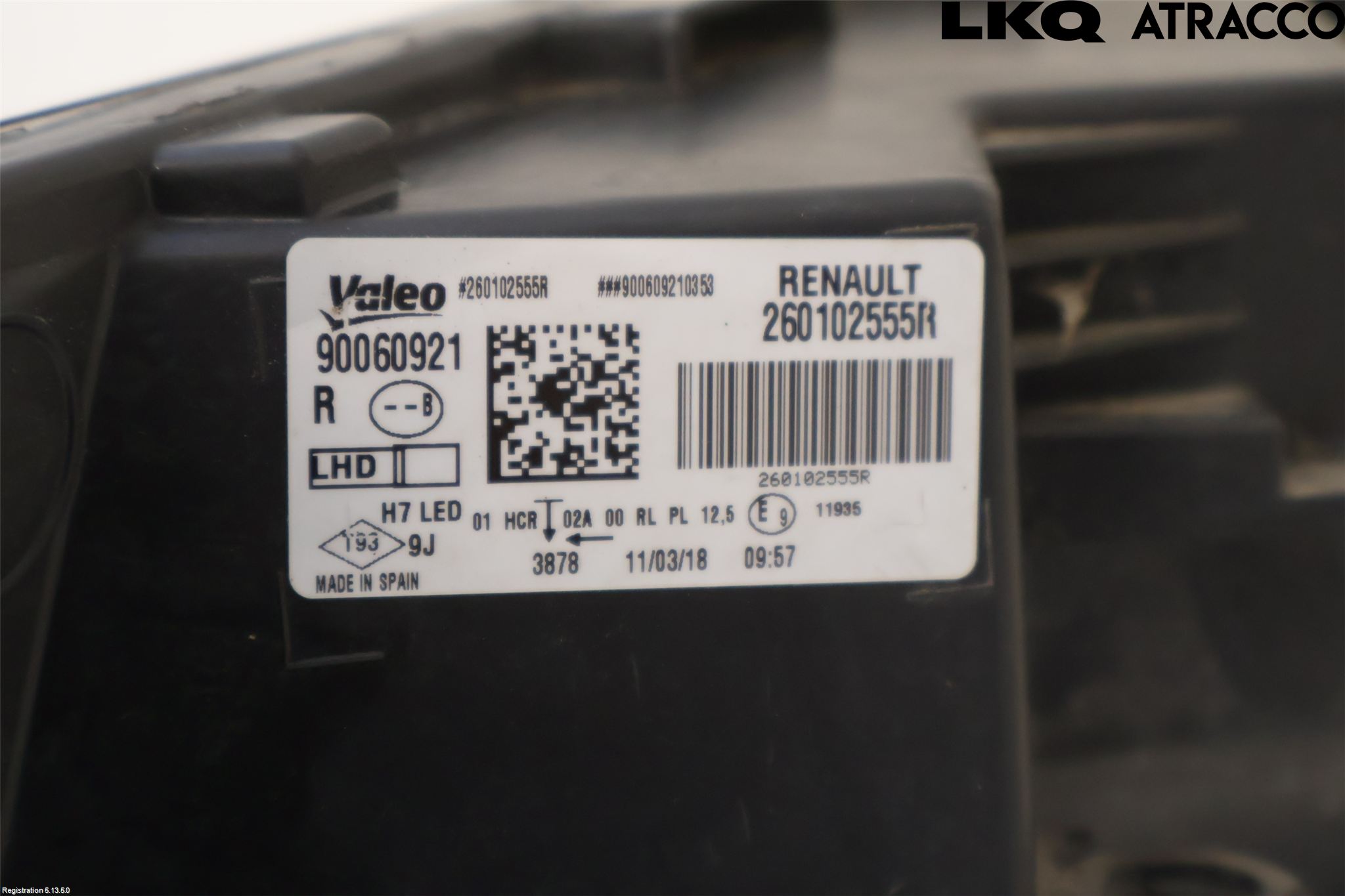 Renault MEGANE IV 16-23 Strålkastare Höger