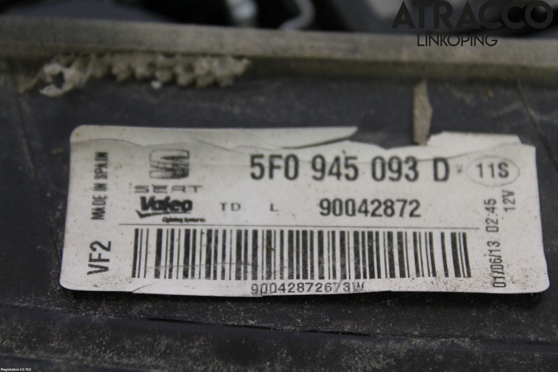 Seat LEON 13-20 Bakljus Lucka Vä