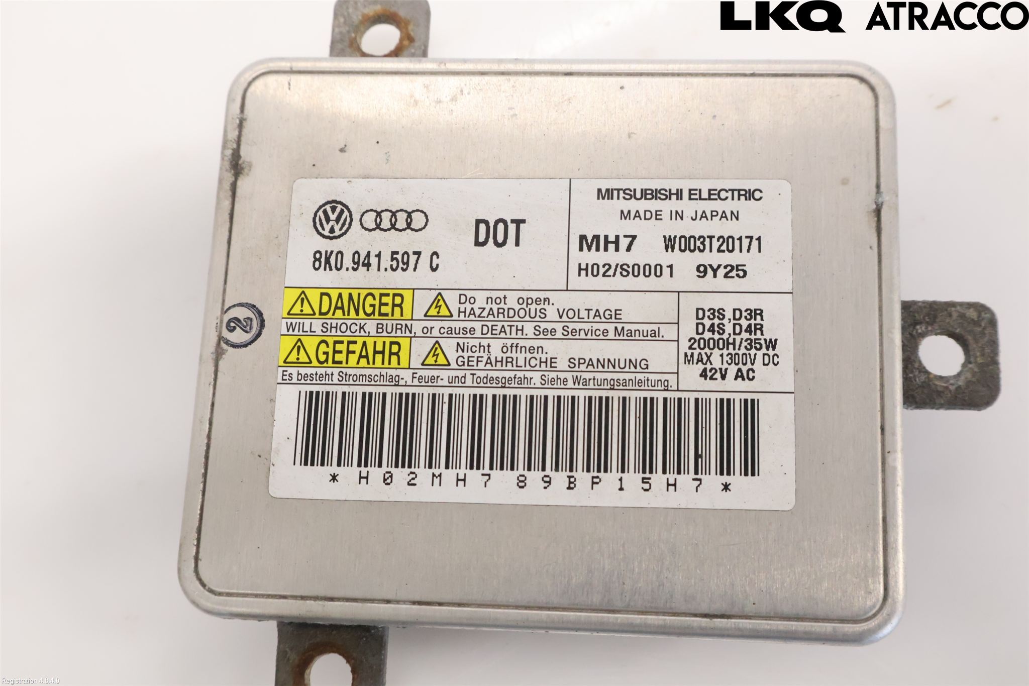 Audi A4/S4 08-11 Styrenhet Strålkastare