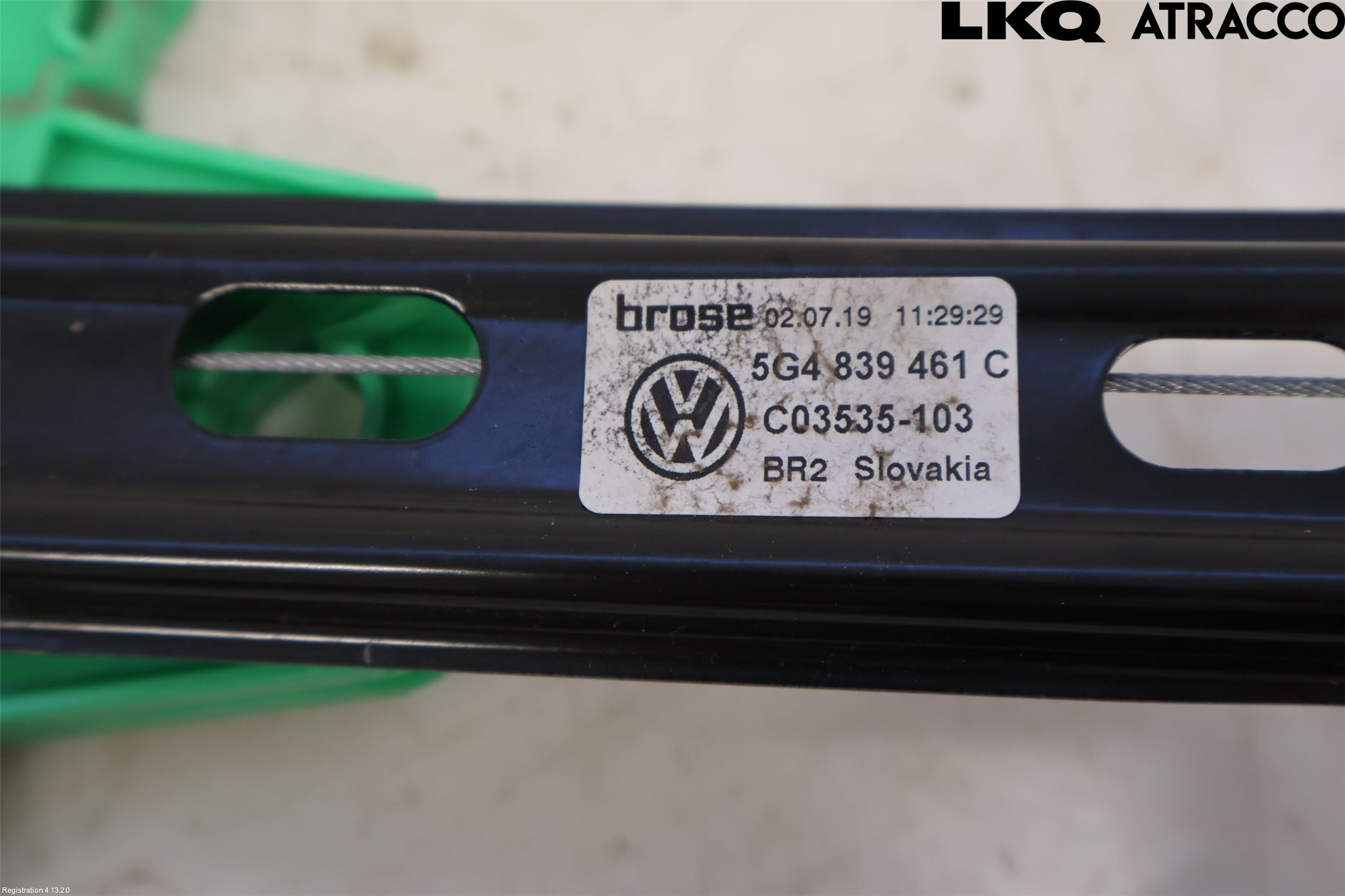 Volkswagen VW GOLF / E-GOLF VII 13-20 Fönsterhissmekanism