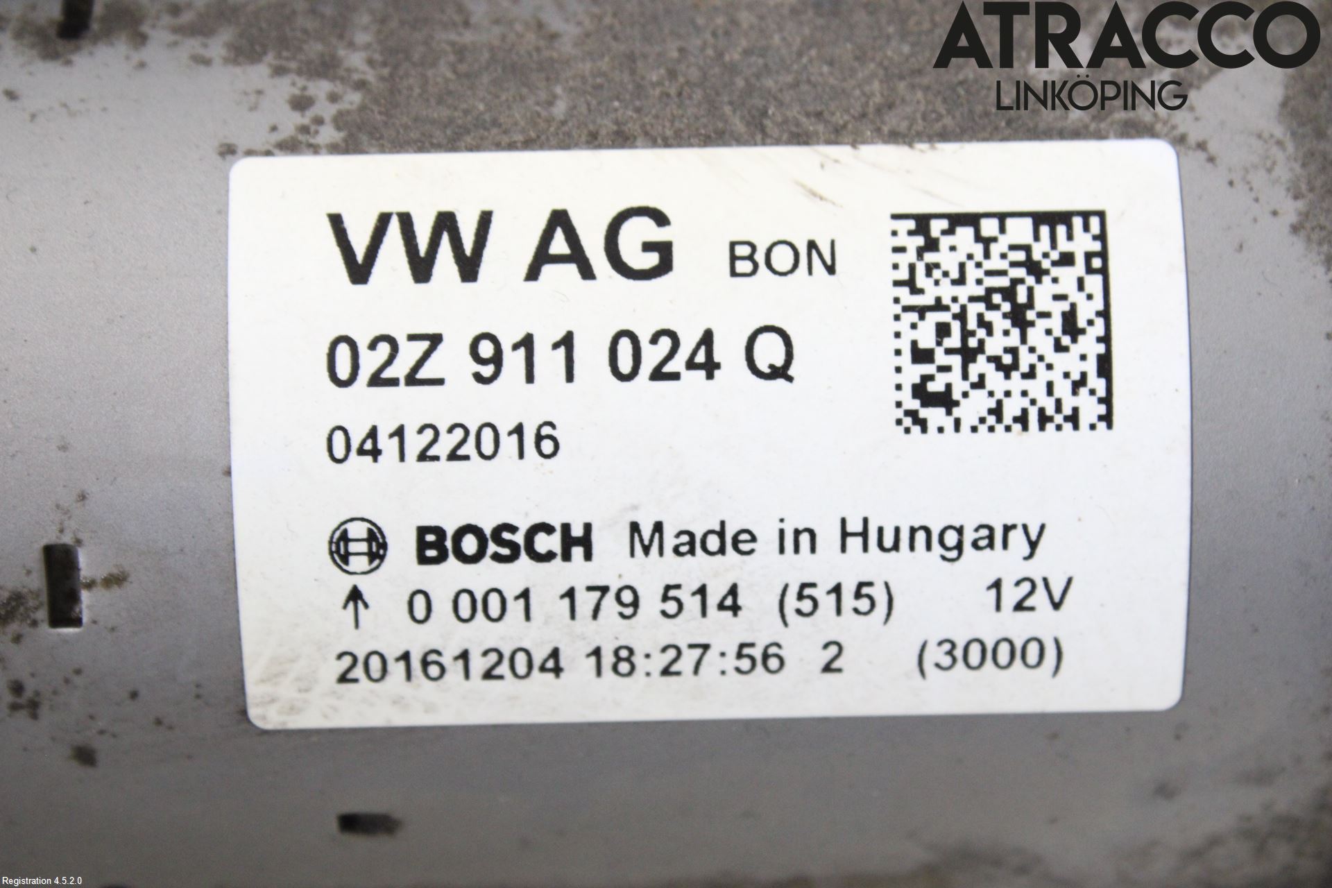 Volkswagen VW GOLF / E-GOLF VII 13-20 Startmotor