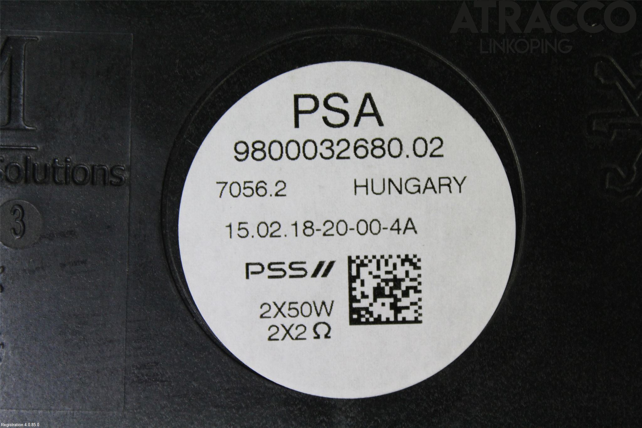 Peugeot 308 14-21 Högtalare