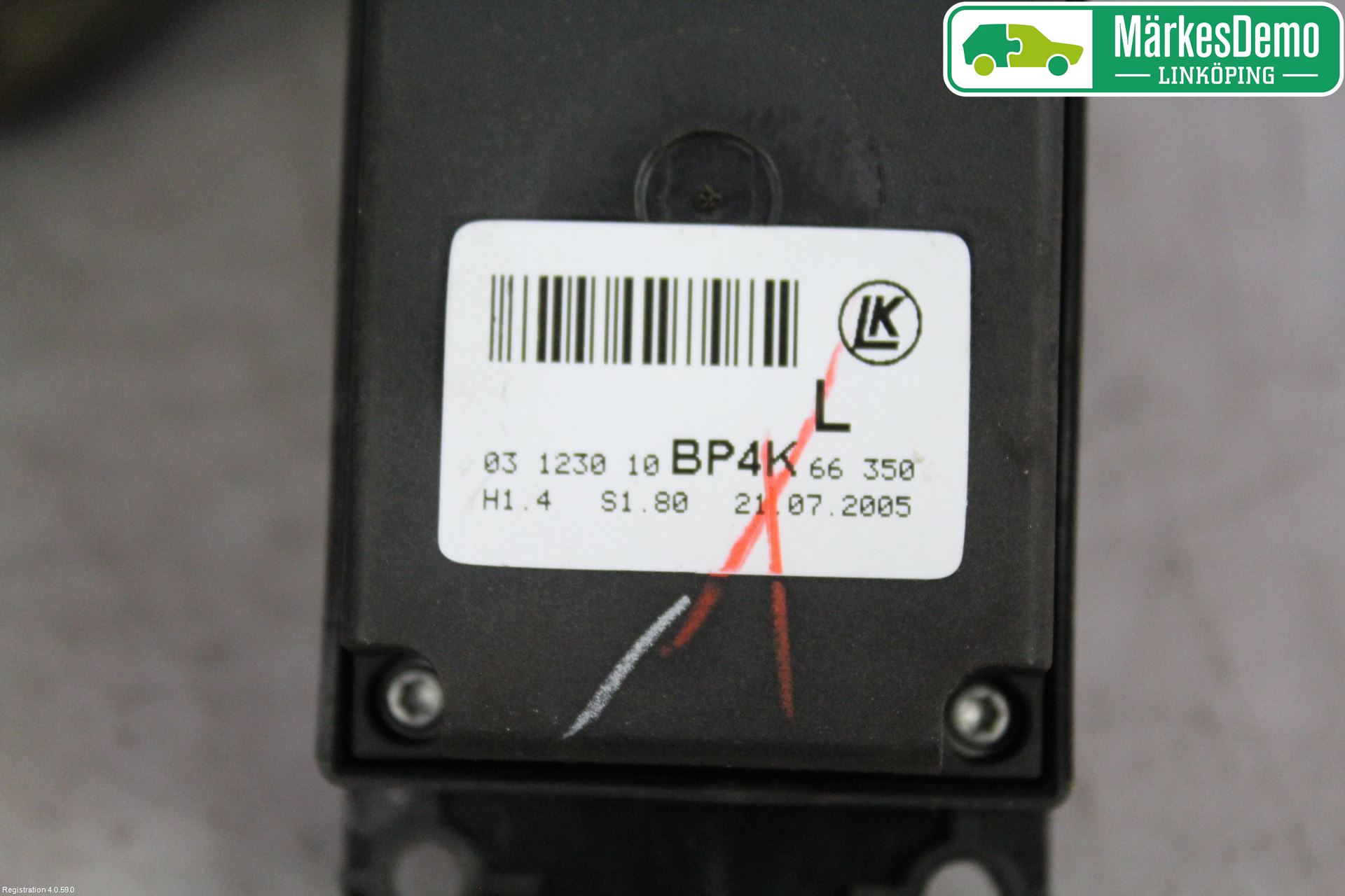 Mazda 3 I 03-06 Strömställare Elhiss