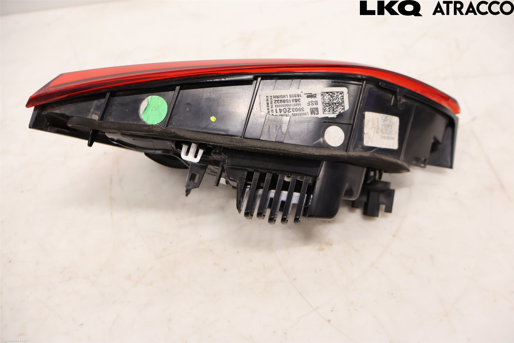 Opel ASTRA K 16-22 Bakljus Lucka Hö