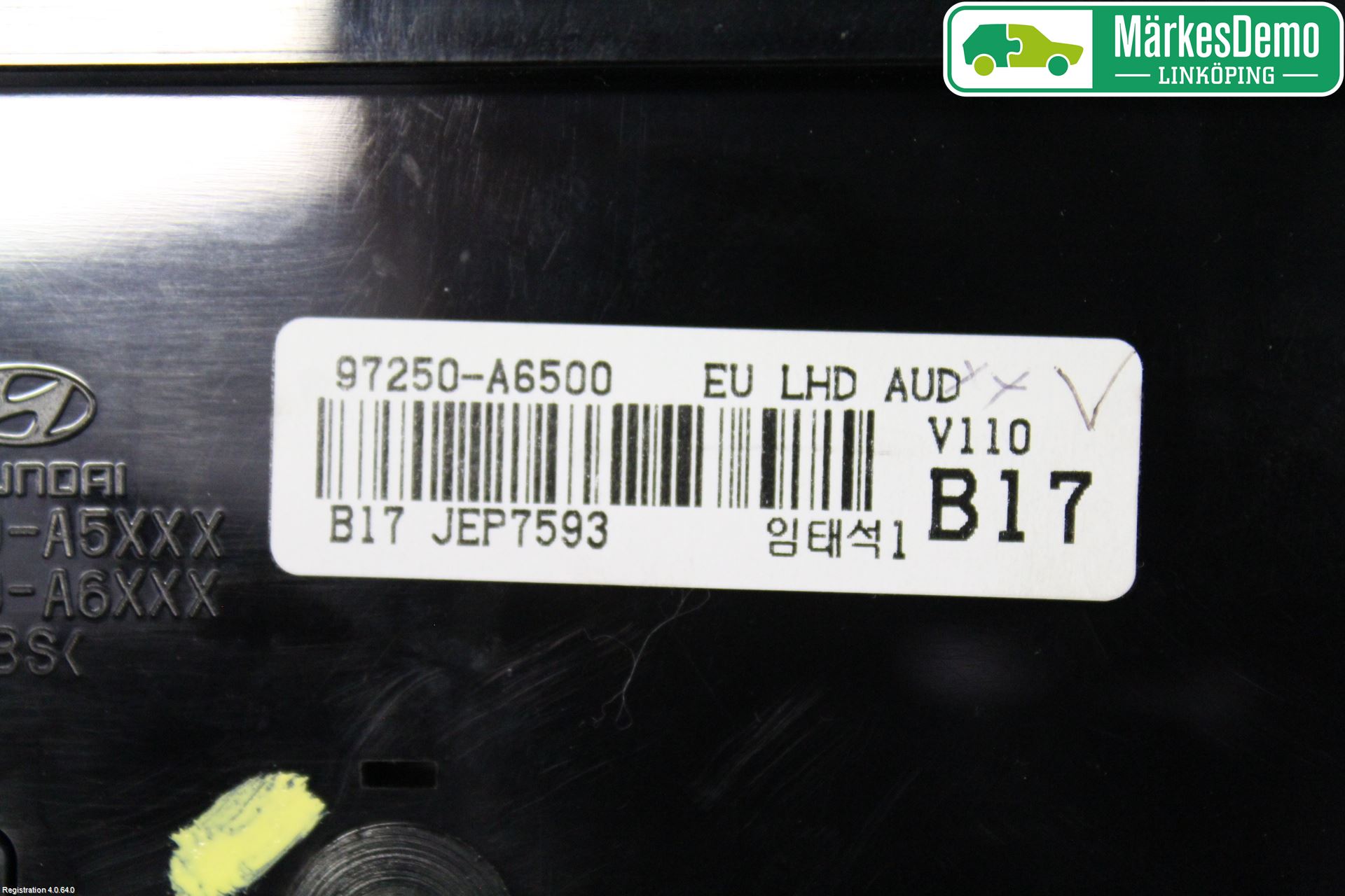Hyundai i30 GD 13-17 Ac Styrenhet Ac Manöveren