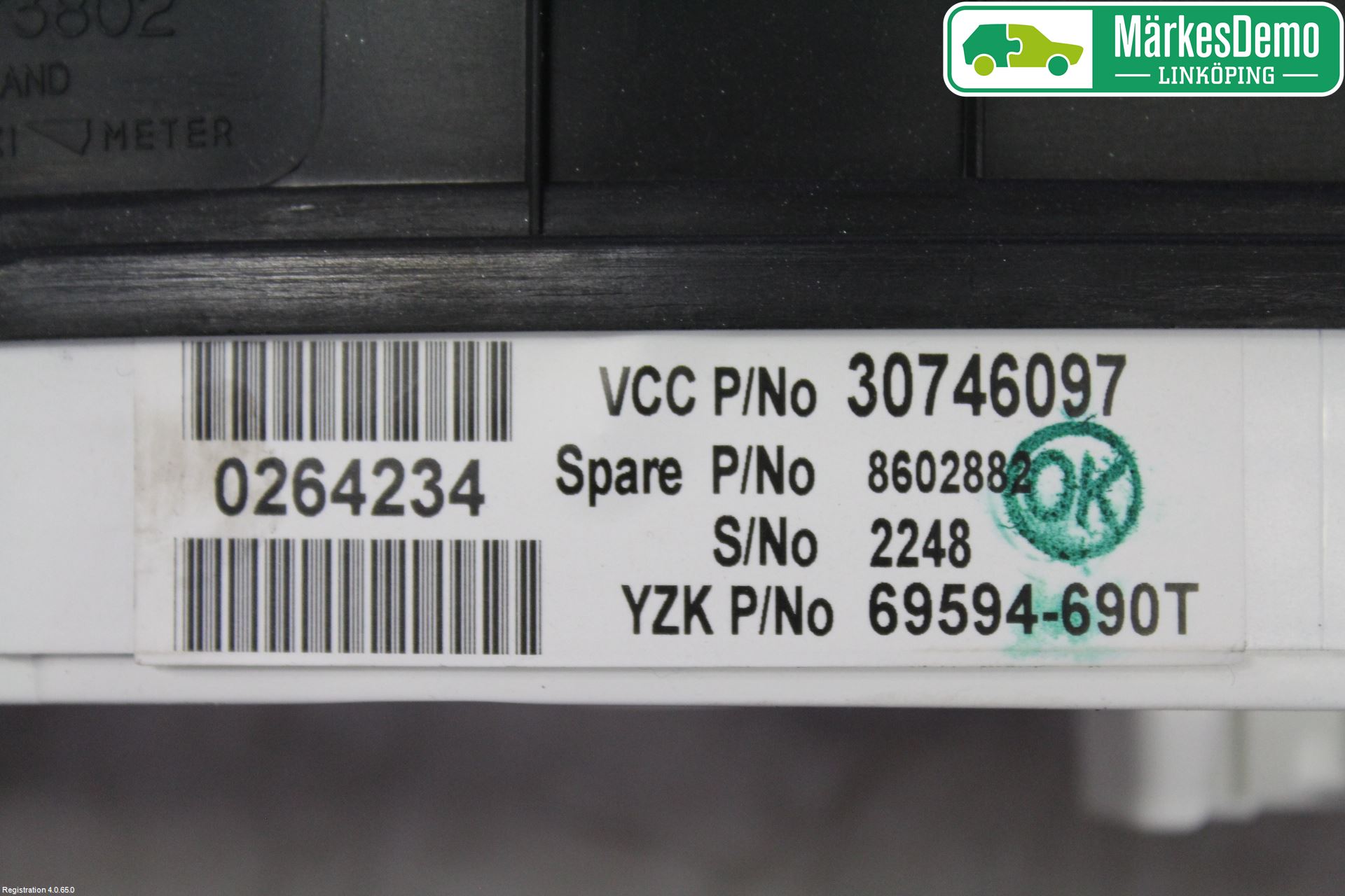 Volvo S60 05-10 Instrument Komb