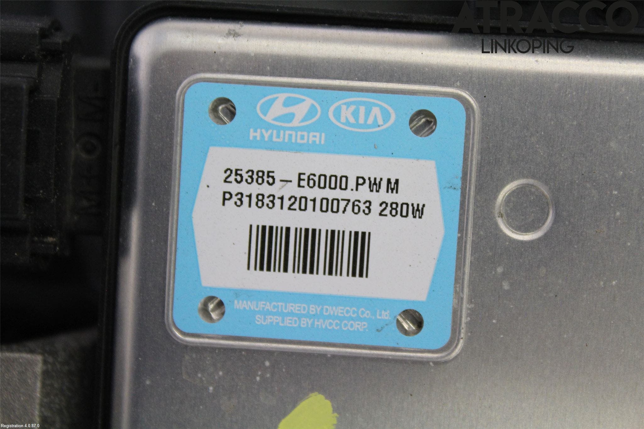 Kia OPTIMA 16-20 Kylfläkt El