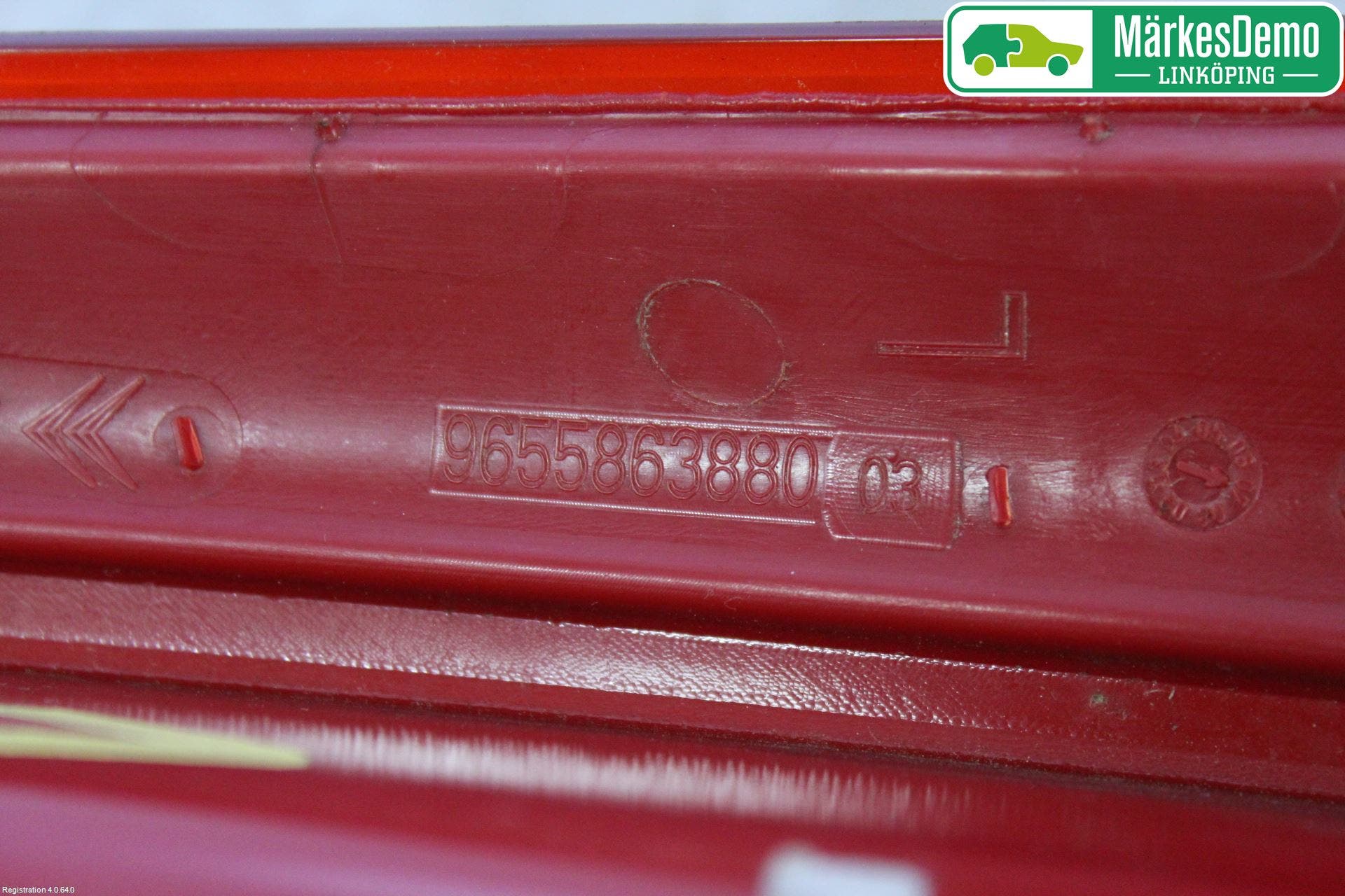 Citroen C4 I 05-10 Dimljus/Reflex Bak