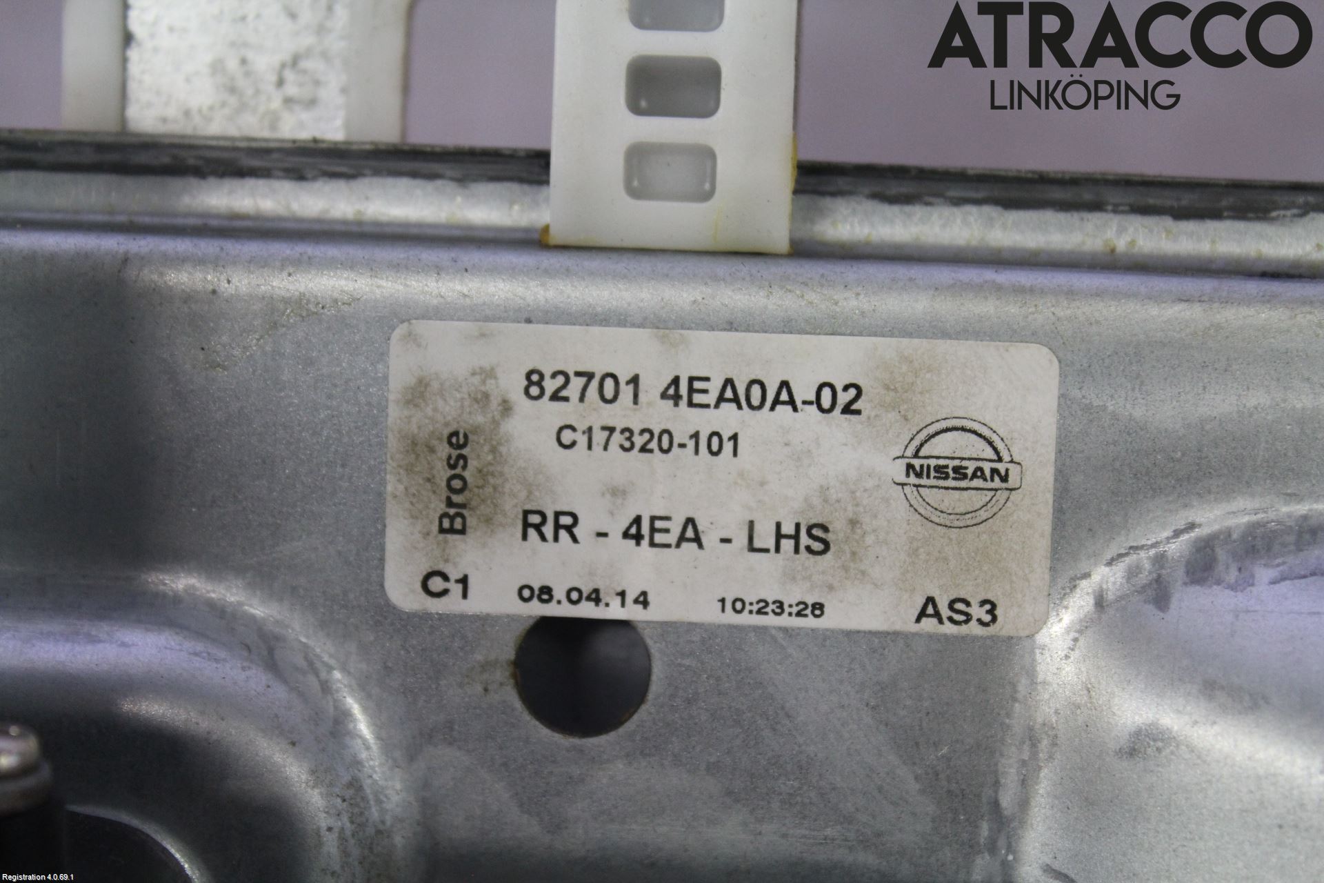 Nissan QASHQAI 14-17 Fönsterhiss El Kompl