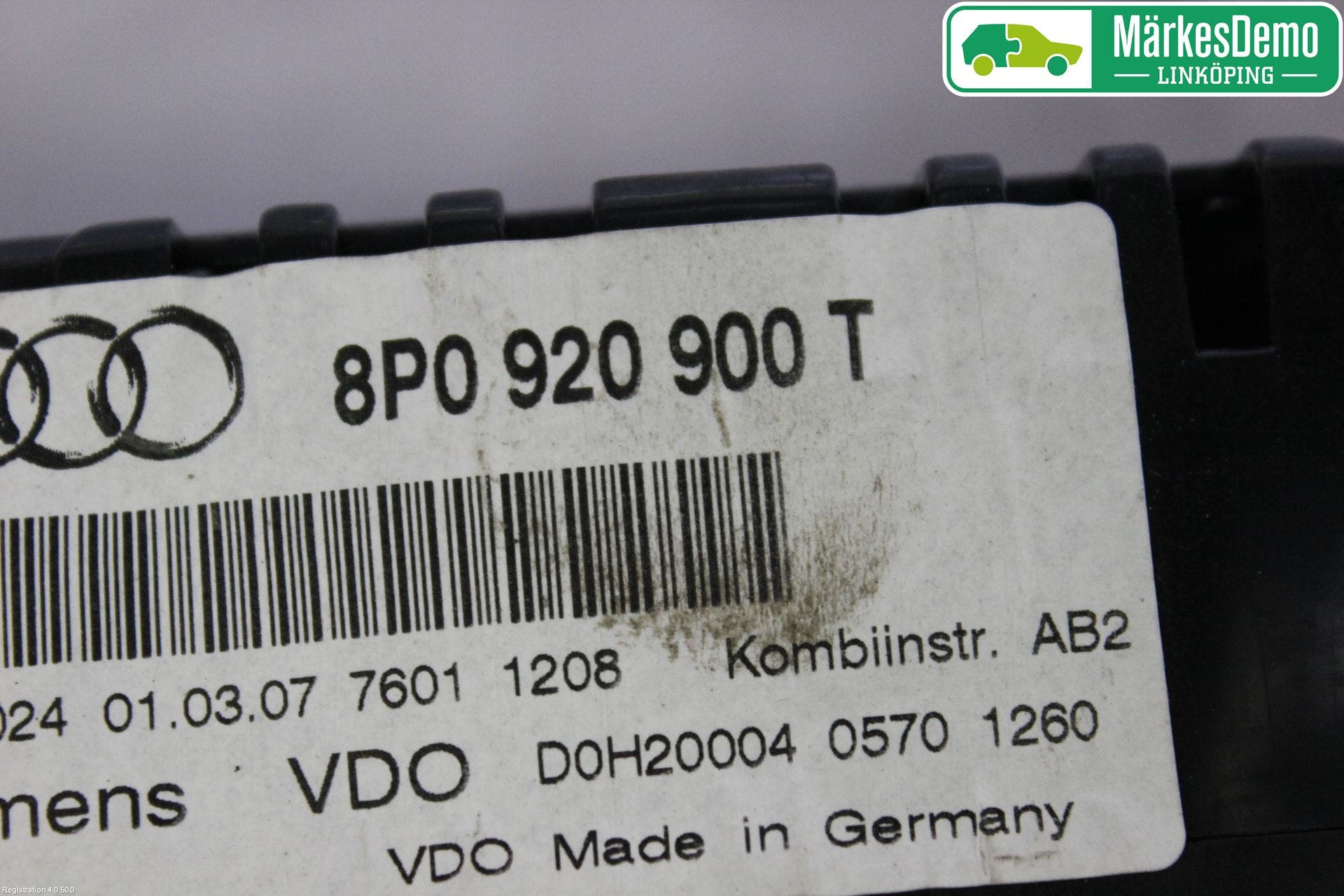Audi A3/S3 05-13 Instrument Komb
