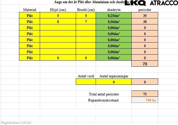 Mitsubishi LANCER 07-14 Dörr Bak Vänster