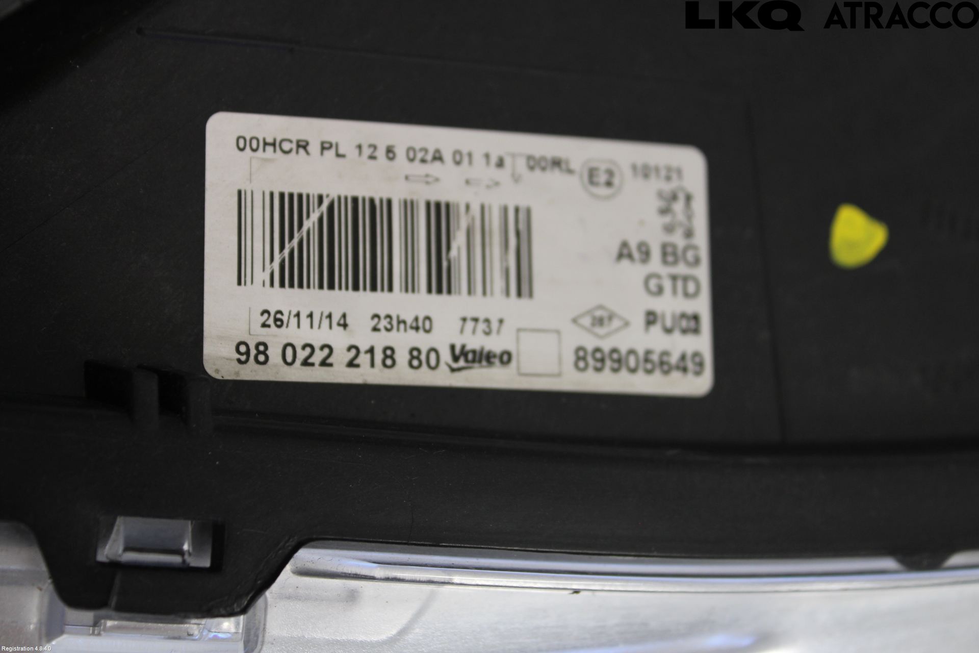 Peugeot 208 12-15 Strålkastare Vänster