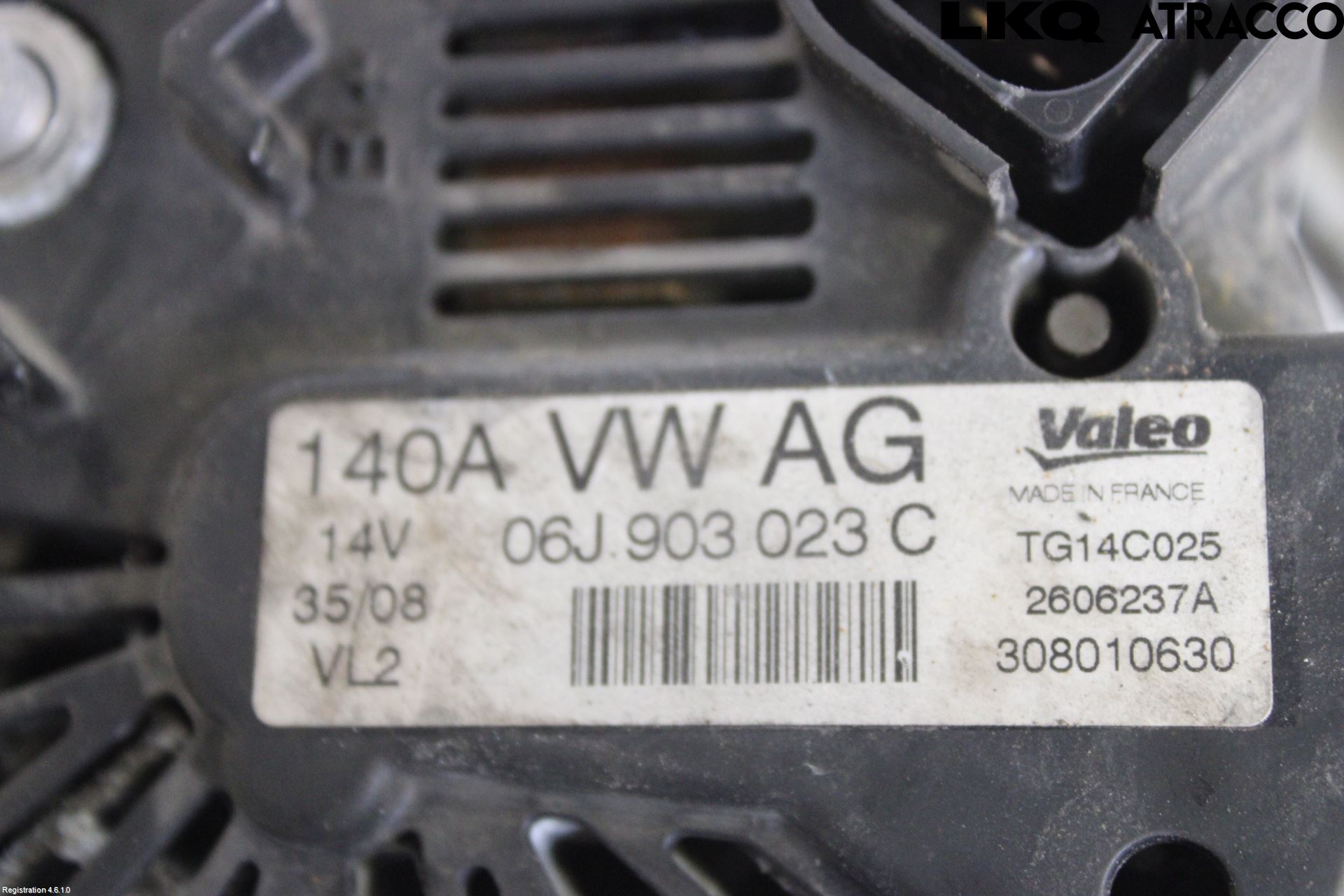 Volkswagen VW PASSAT CC 08-16 Generator