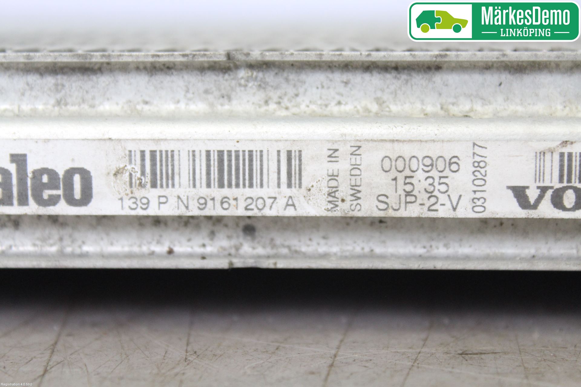 Volvo XC70 01-04 Laddluft-Intercooler Kyl