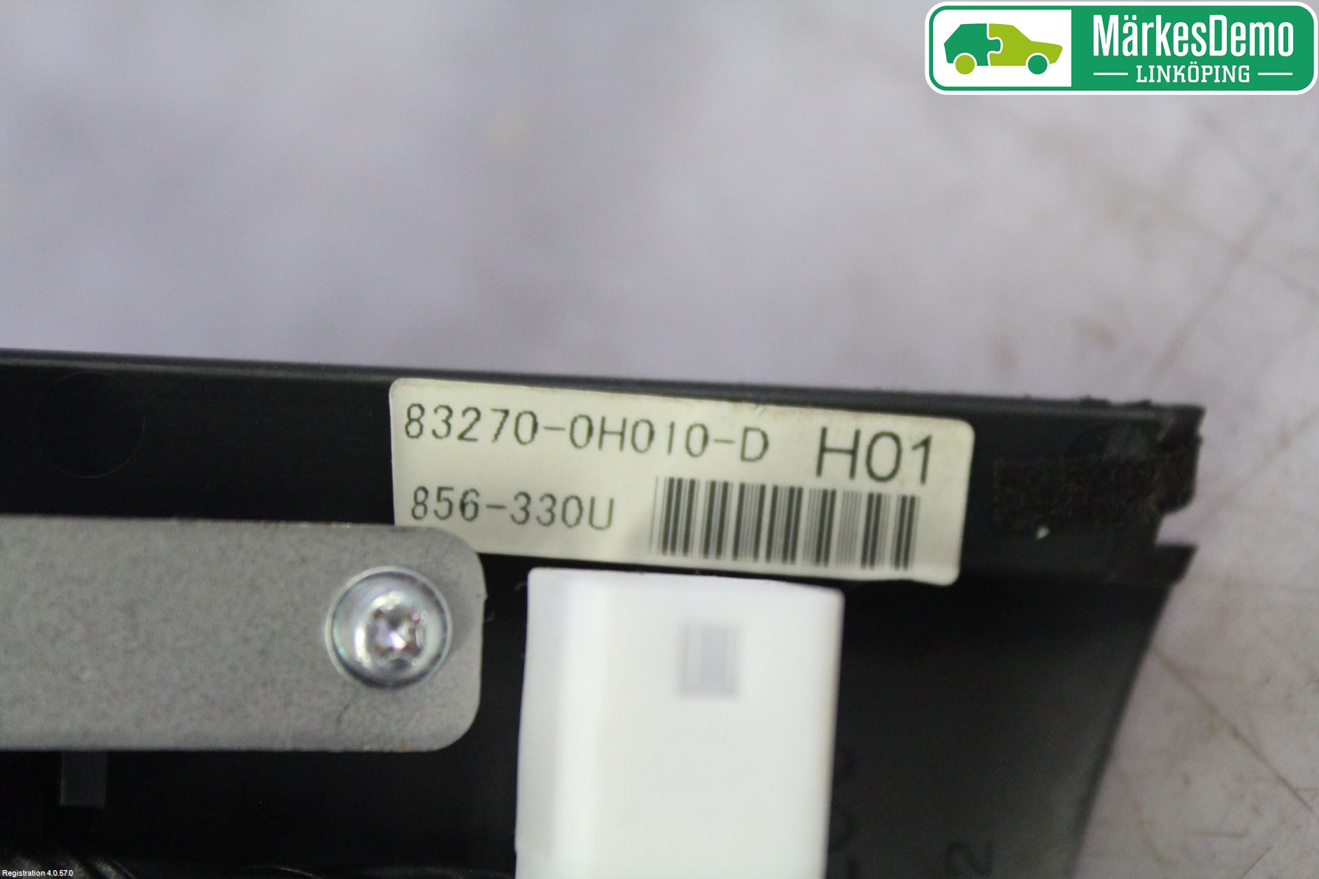 Toyota AYGO 06-14 Instrument Varvr