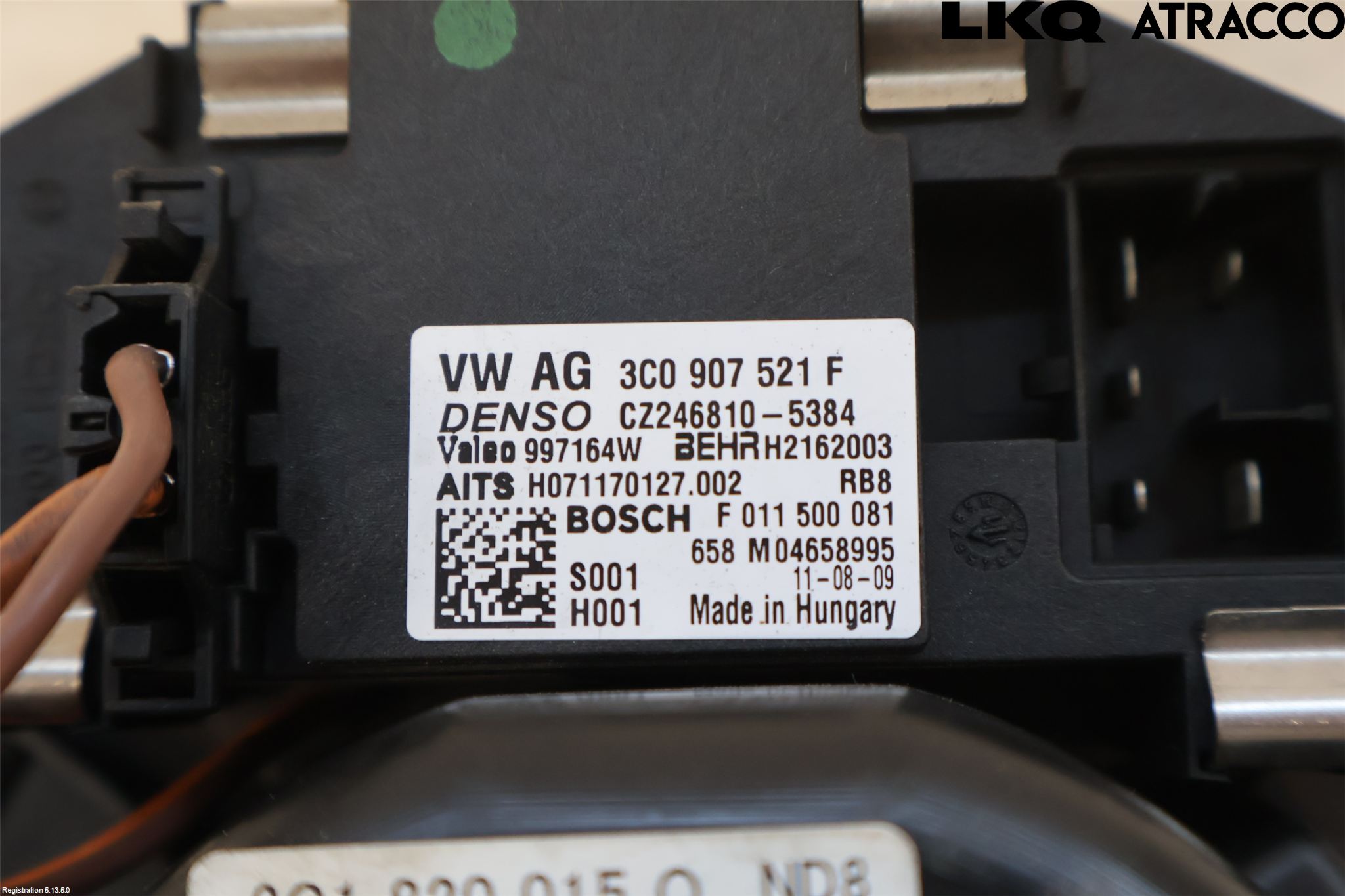 Volkswagen VW PASSAT 11-14 Värmefläkt