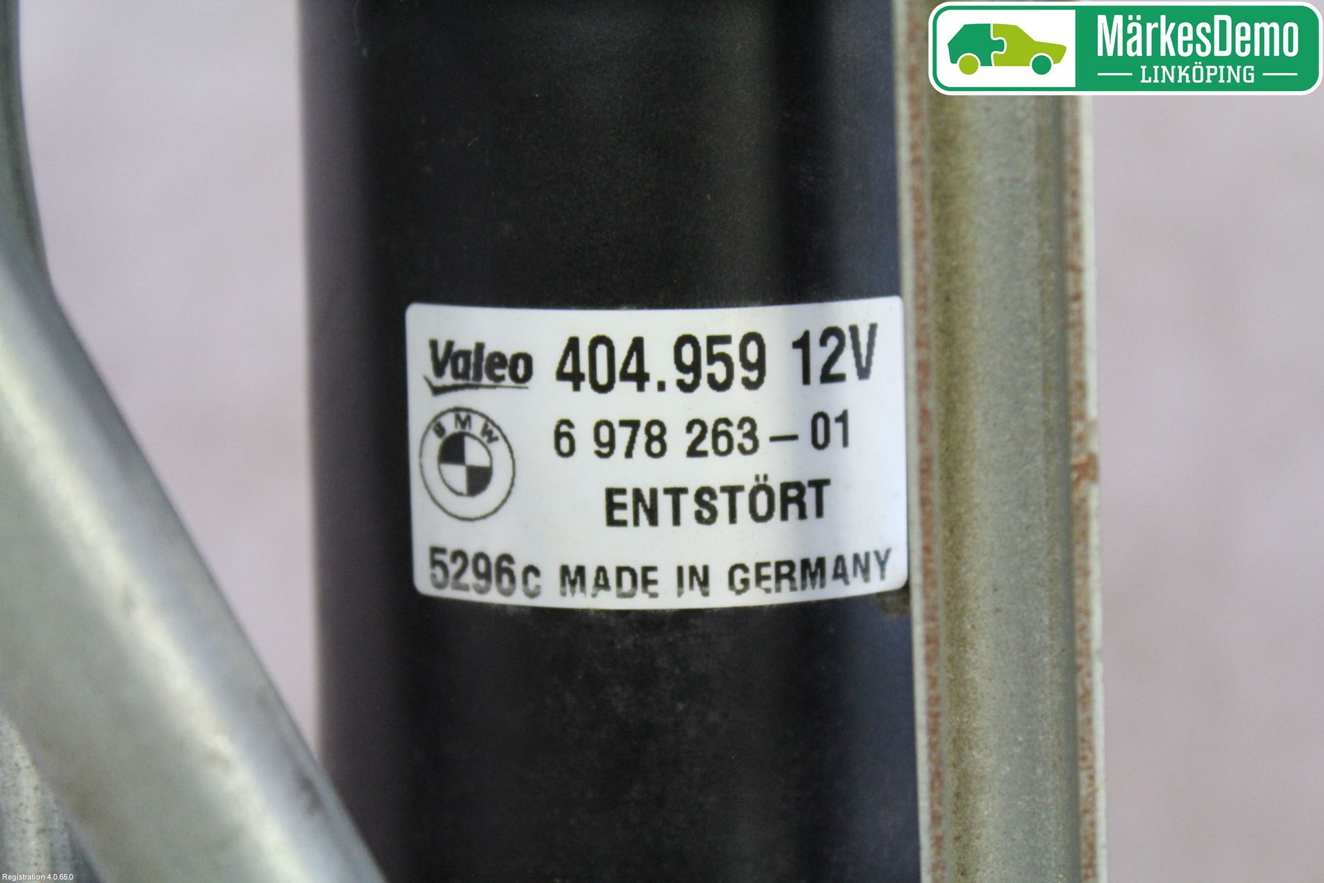 BMW 3 E90/91 SED/TOU 05-12 Torkarmekanism Vindruta