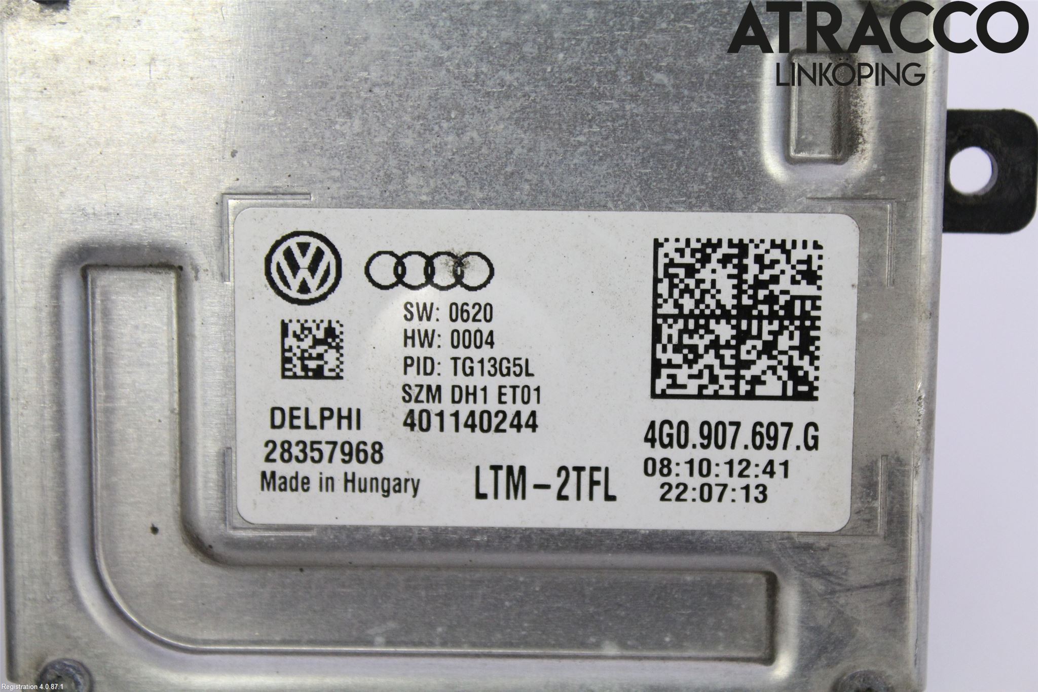 Volkswagen VW TRANSP/CARAVELLE (T5) 04-15 Styrenhet Strålkastare