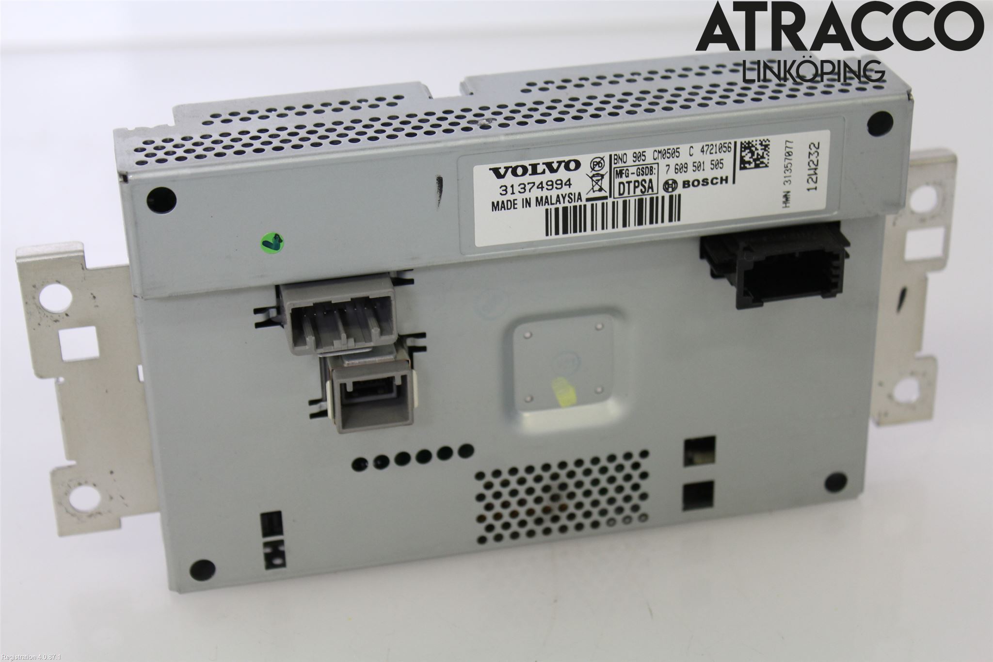 Volvo XC60 09-13 Kontrolldisplay