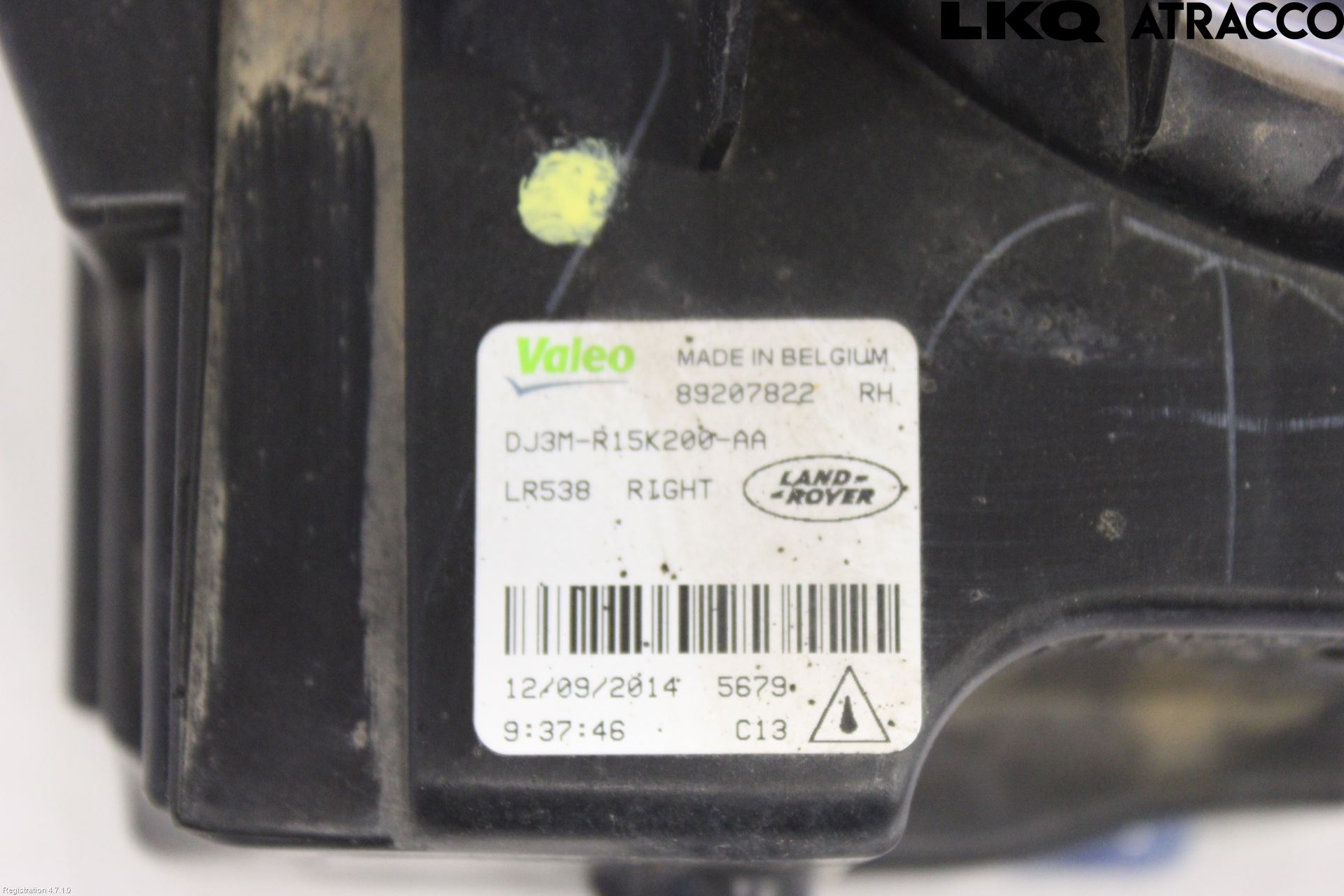 Landrover LAND ROVER RANGE ROVER EVOQUE (L538) 11-18 Dimljus-Varselljus Fram