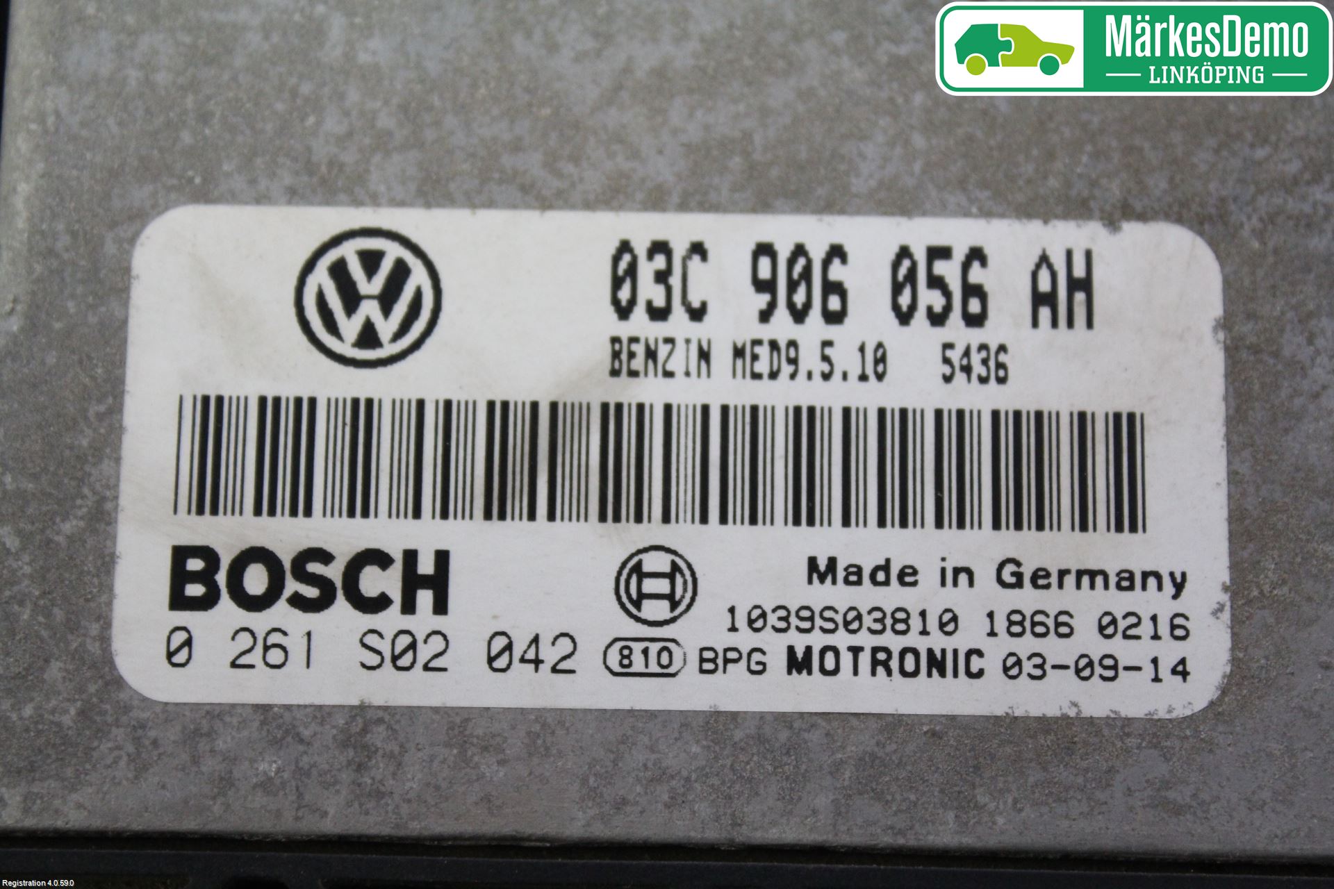 Volkswagen VW TOURAN 03-10 Styrenhet Insprut Bensin