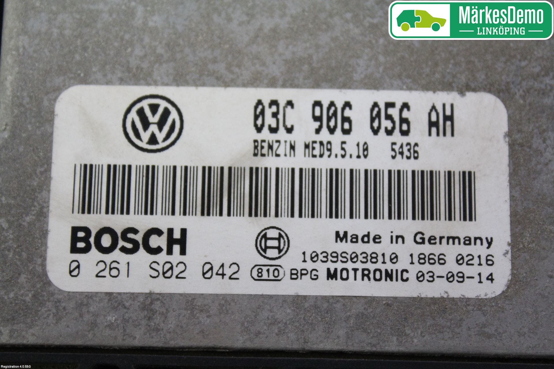 Volkswagen VW TOURAN 03-10 Styrenhet Insprut Bensin