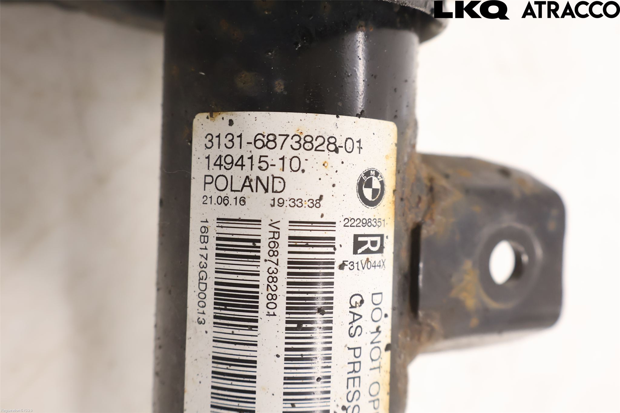 BMW 3 F30/F31/F80 12-19 Fjäderben Fram Höger