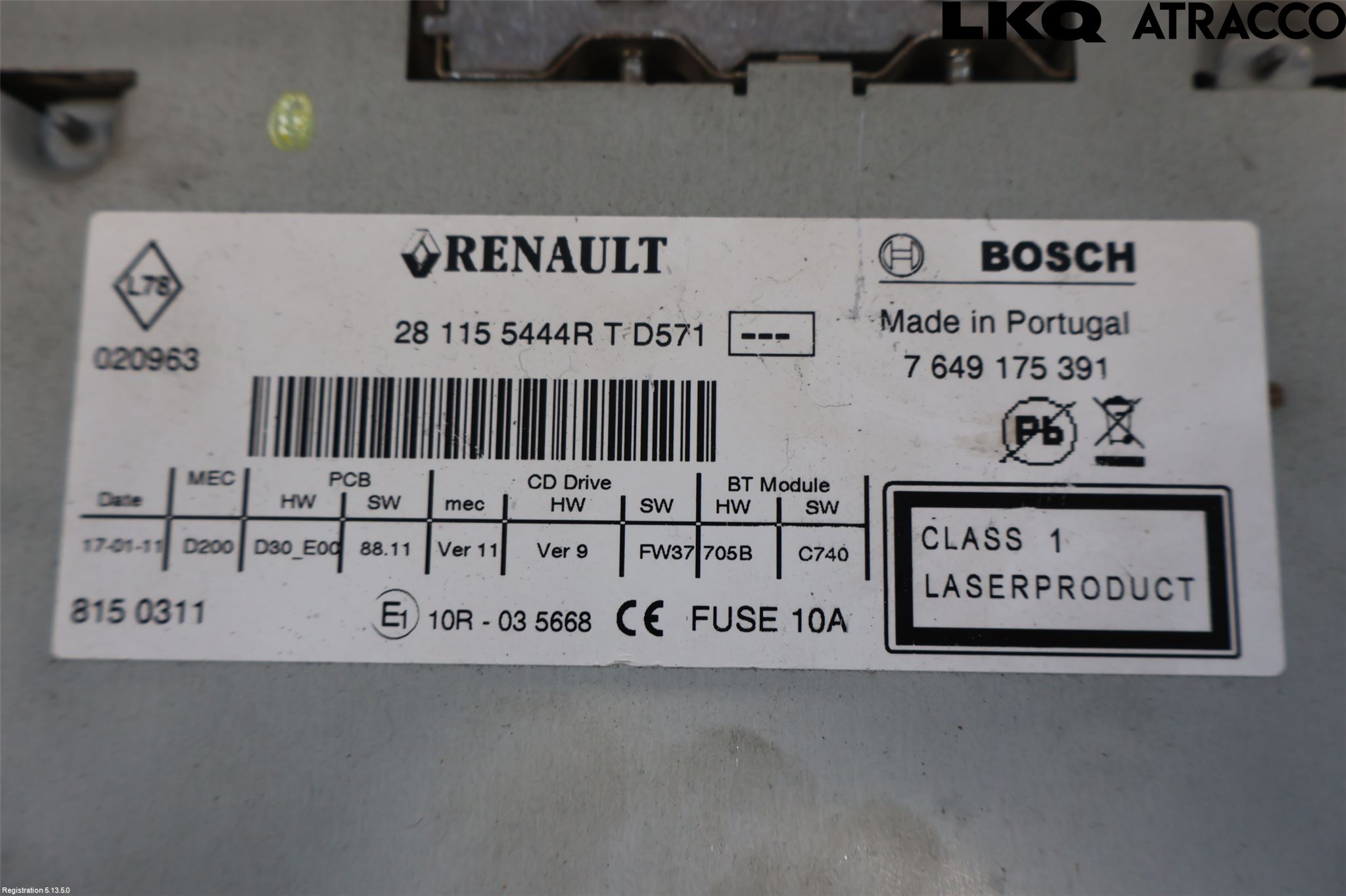 Opel MOVANO B 10-22 Cd Radio - Multimediapanel