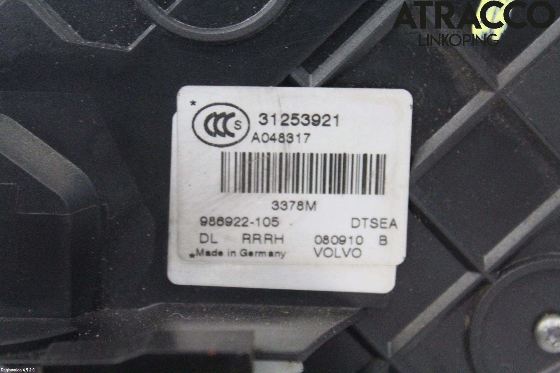 Volvo V70 08-13 Låskista-Dörrlås