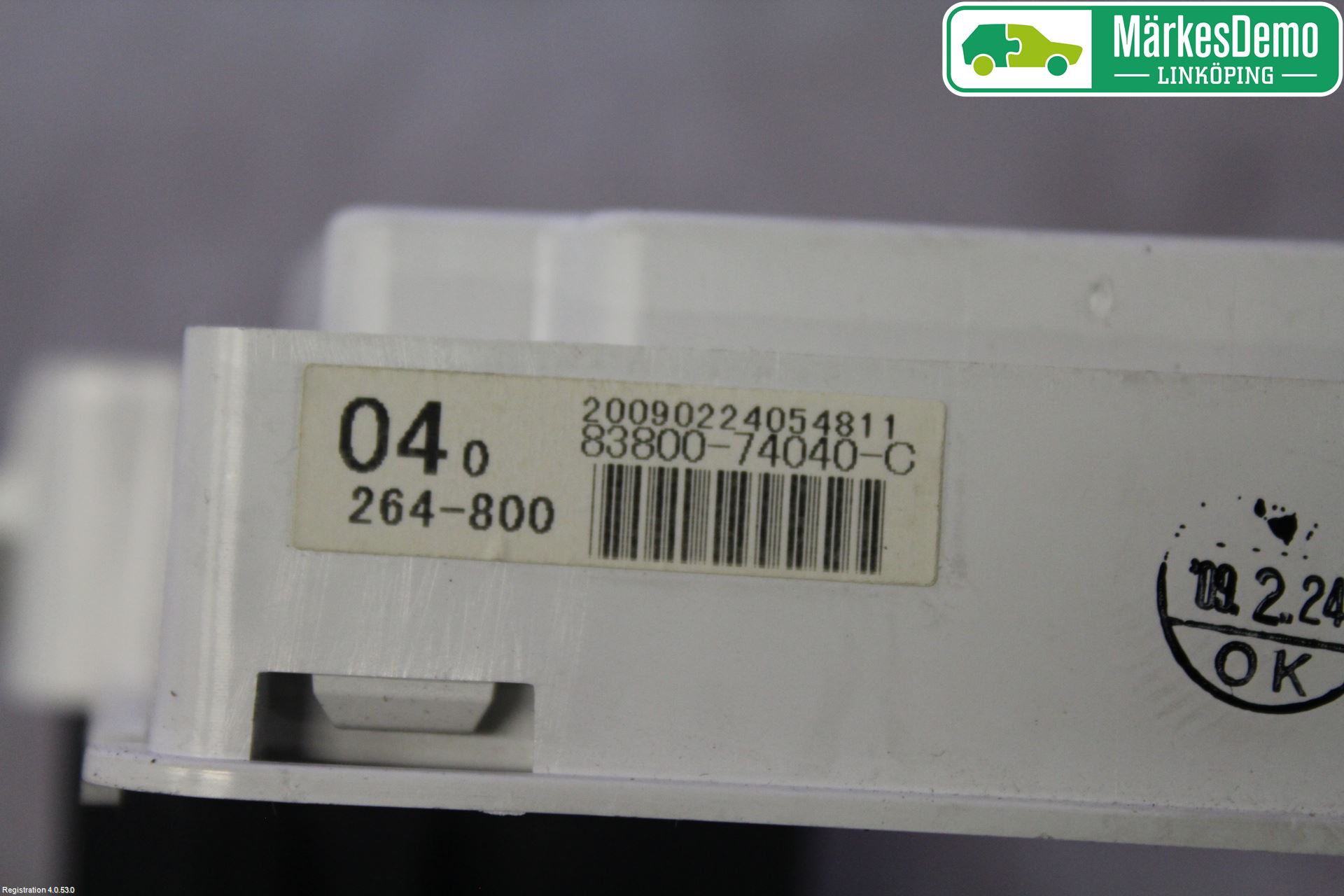 Toyota iQ Instrument Komb