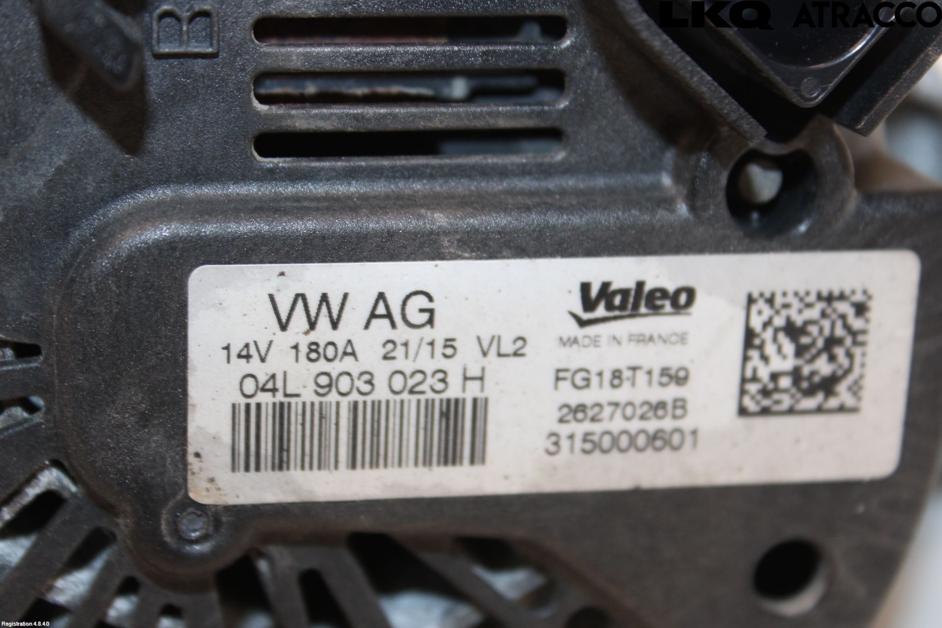 Volkswagen VW PASSAT 15-19 Generator