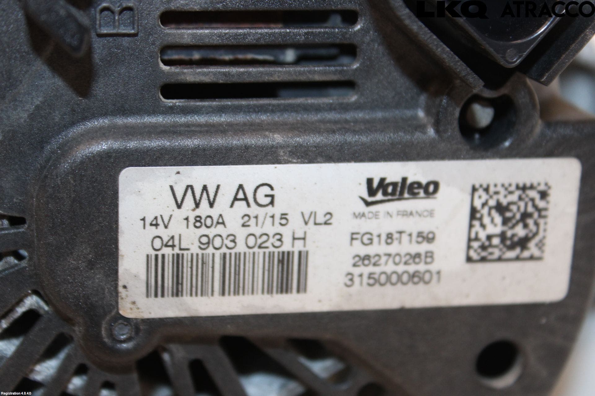Volkswagen VW PASSAT 15-19 Generator