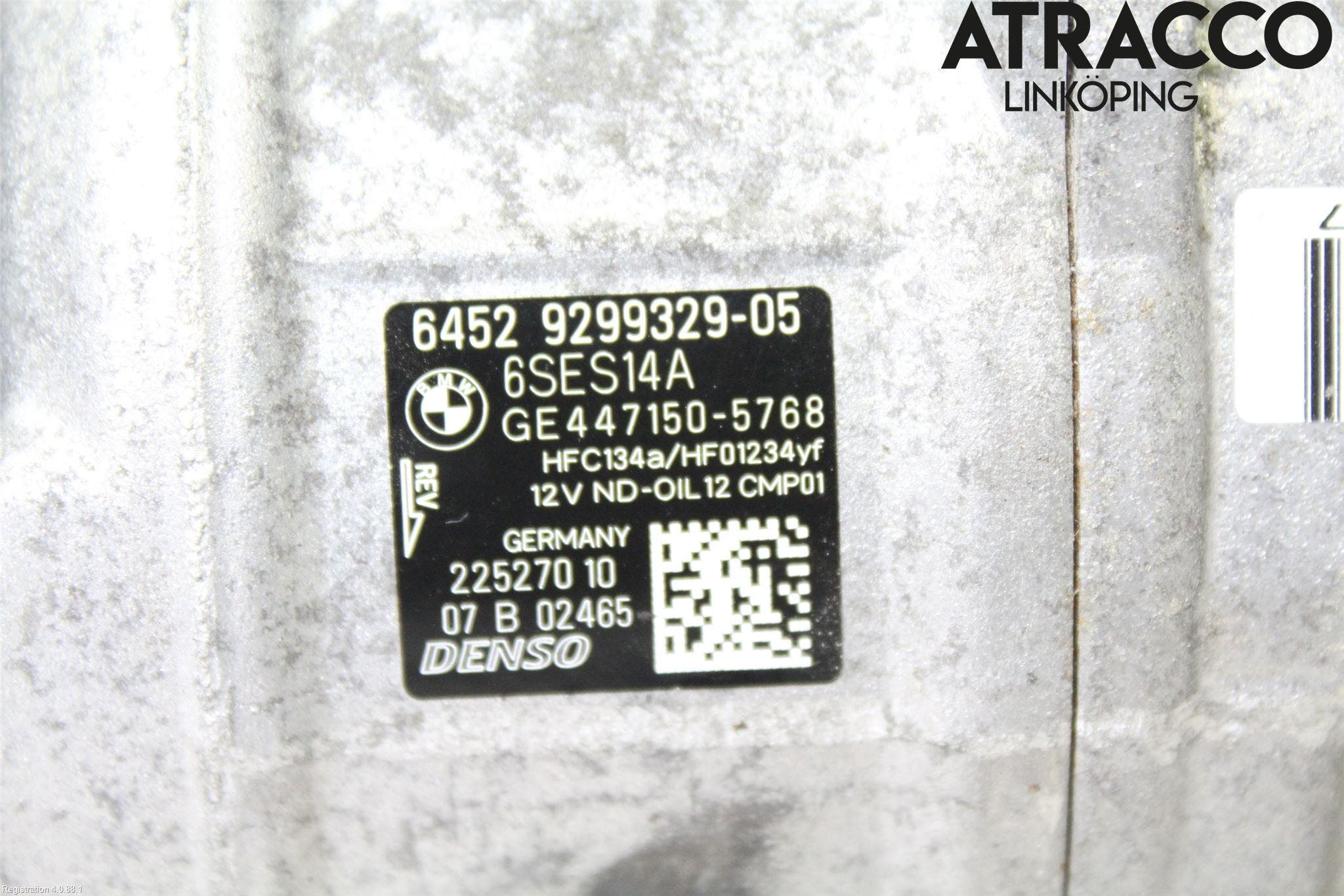 BMW 3 F30/F31/F80 12-19 Ac Kompressor