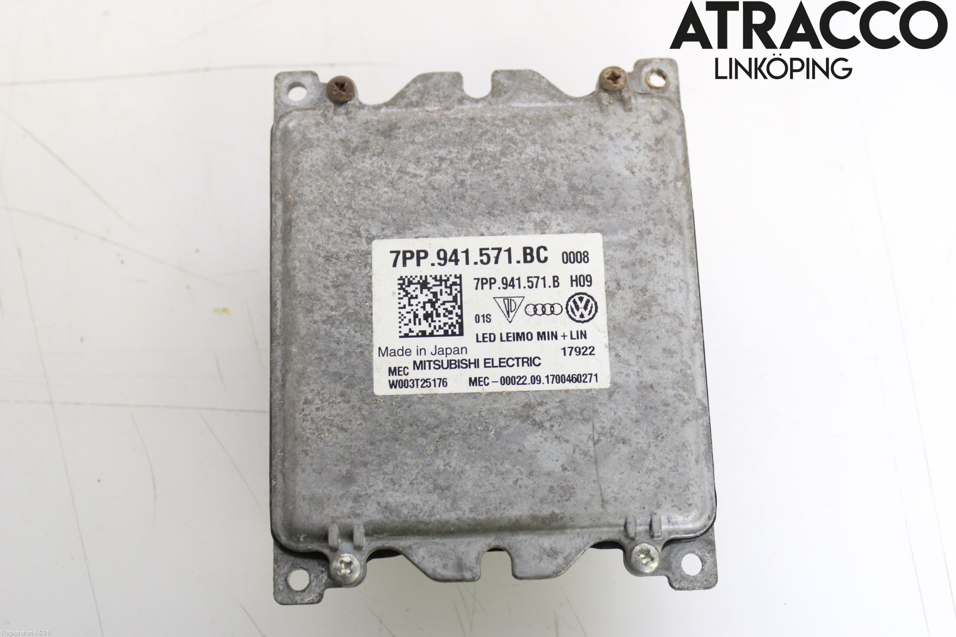 Audi A4/S4 B9 16-19 Styrenhet Strålkastare