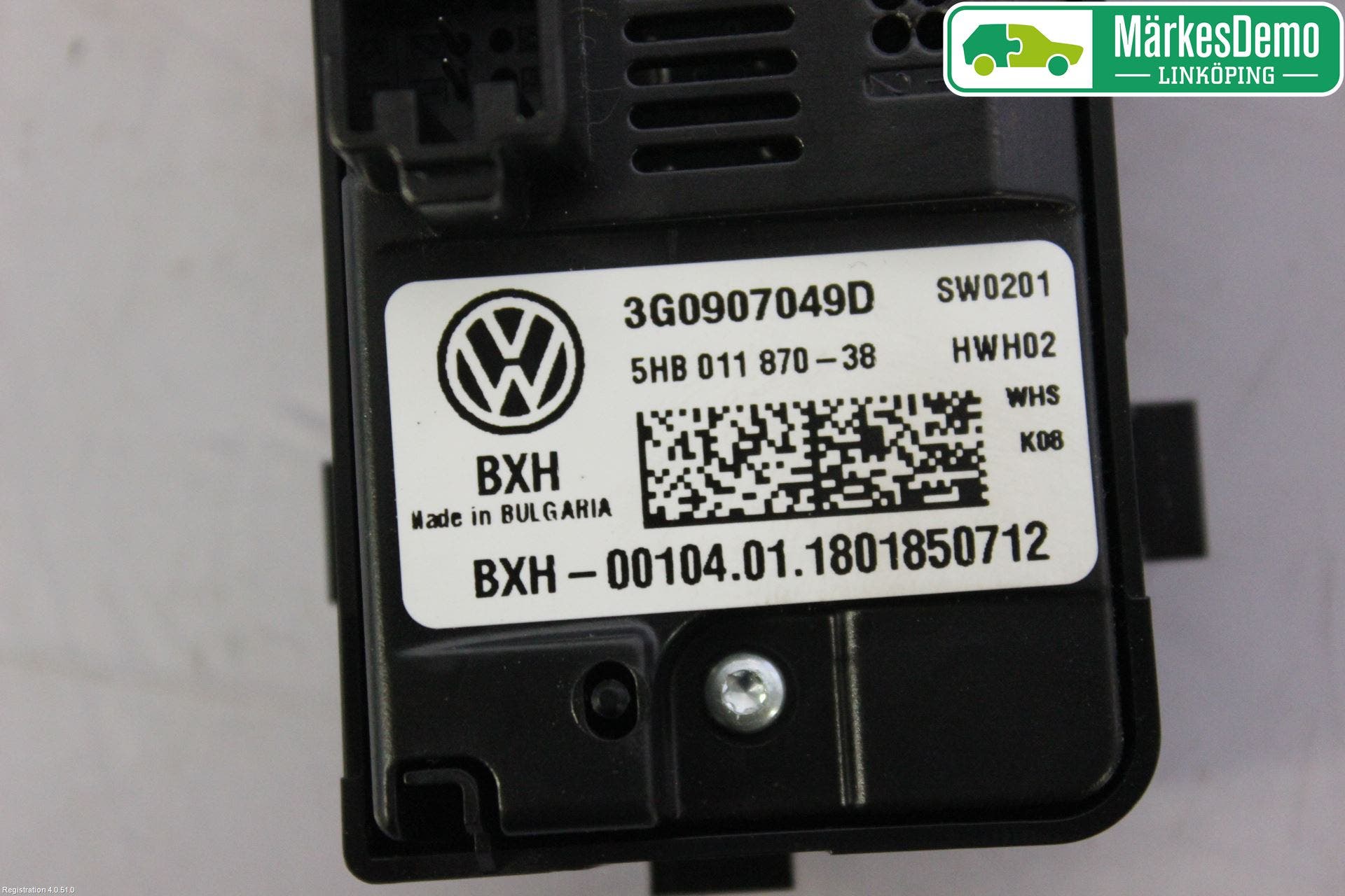 Volkswagen VW PASSAT 15-19 Ac Styrenhet Ac Manöveren