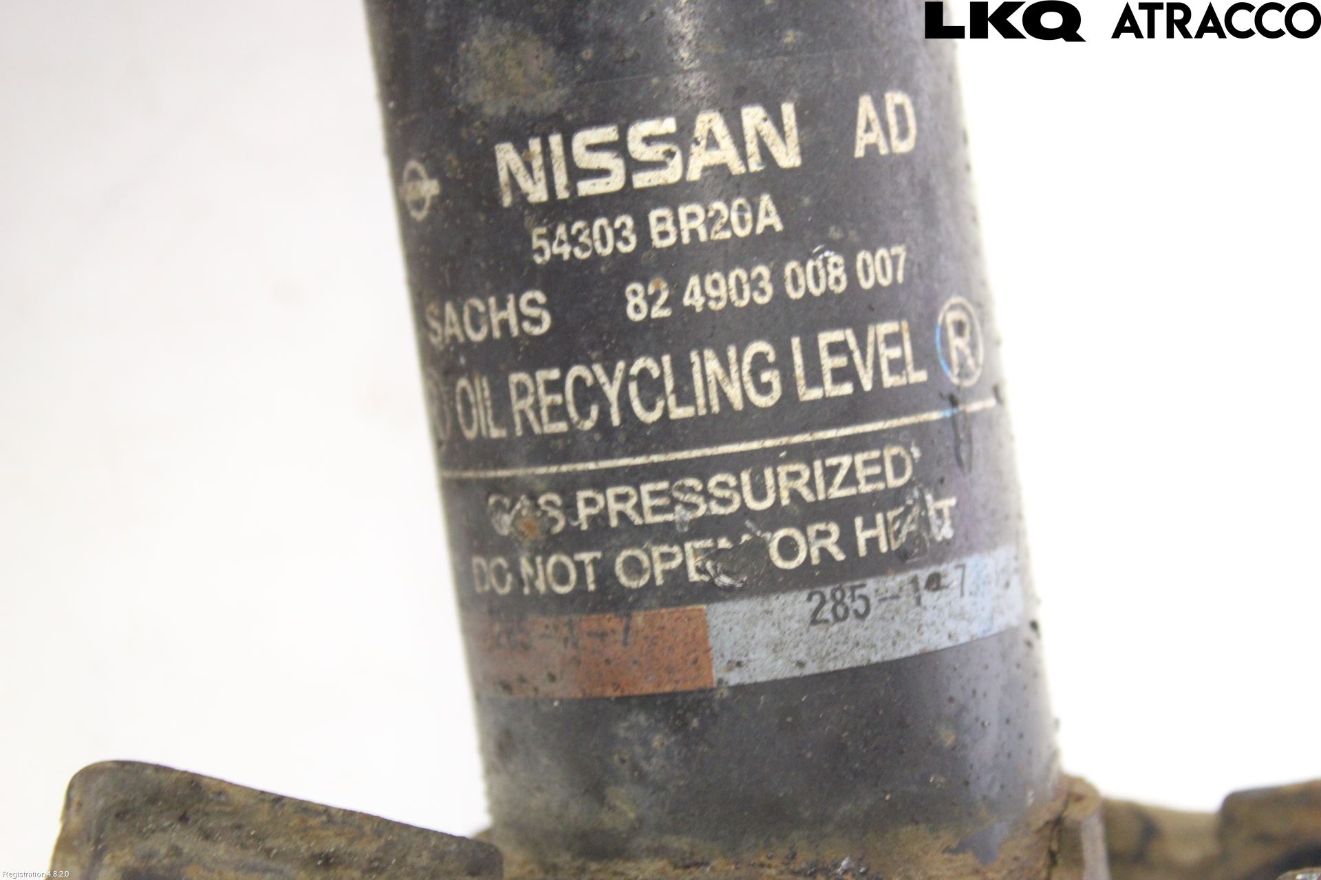 Nissan QASHQAI+2  10-14 Fjäderben Fram Vänster