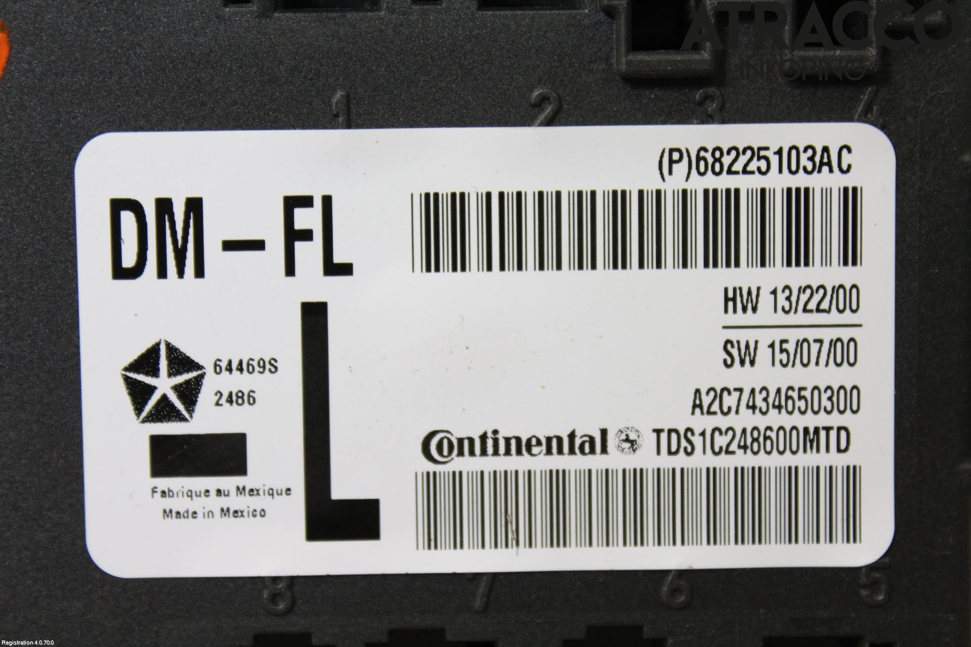 Dodge PICK UP RAM 81- Styrenhet Dörr