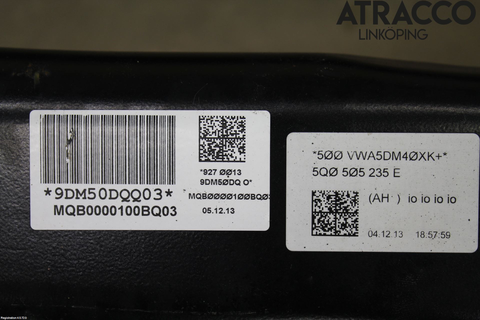 Volkswagen VW GOLF / E-GOLF VII 13-20 Bakaxelbalk