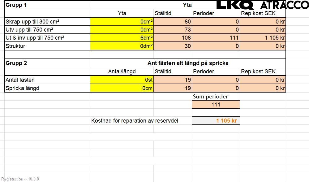Audi A7/S7 4G 11-17 Stötfångarbeklädnad Bak