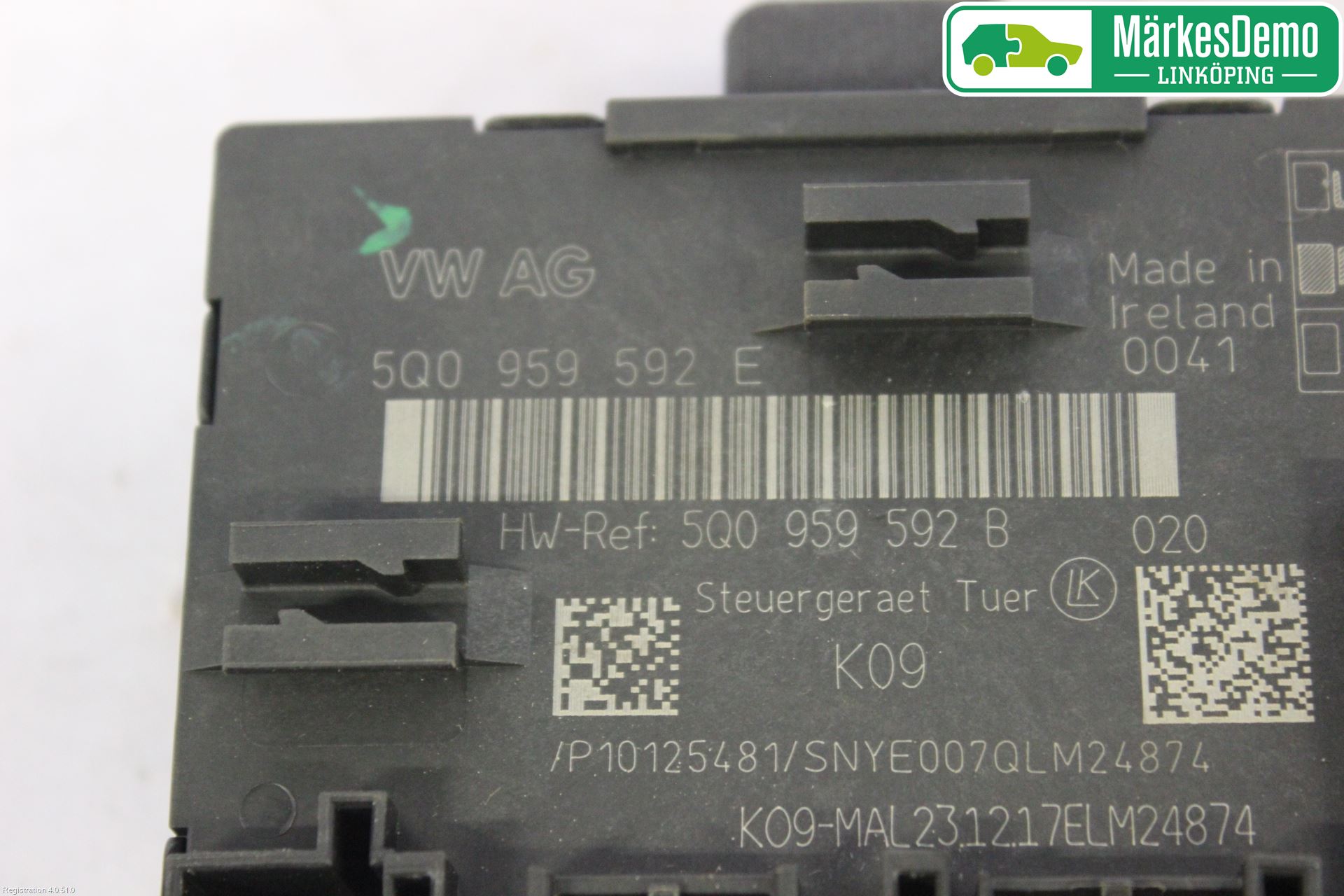 Volkswagen VW PASSAT 15-19 Styrenhet Dörr