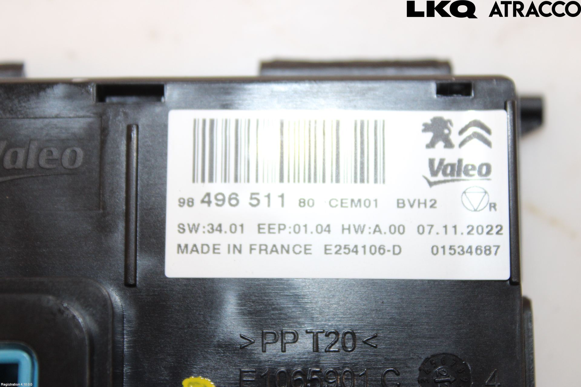 Peugeot EXPERT/E-EXPERT 17- Styrenhet CupEvärme